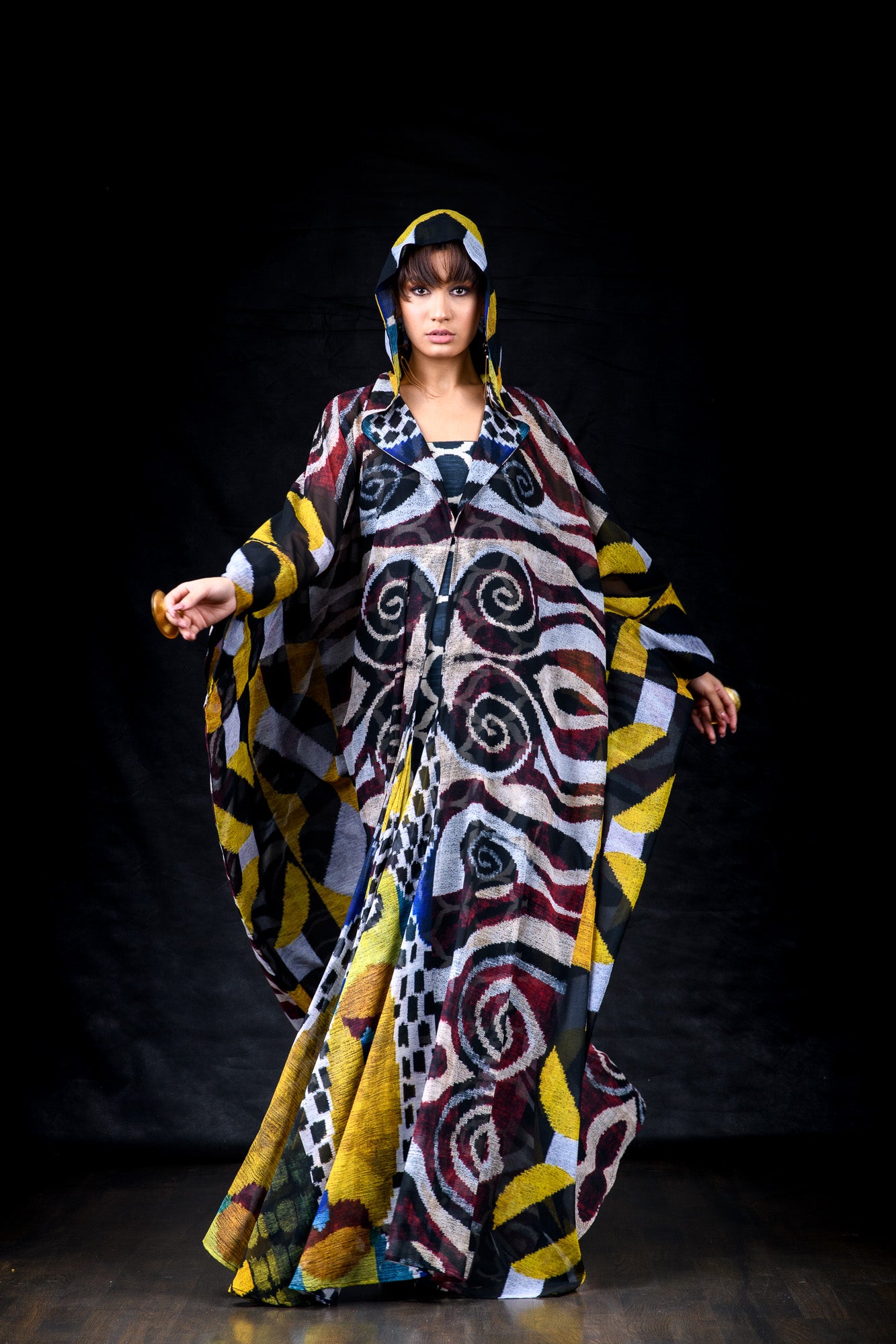 Arabesque Affinity - 72 Hooded Kimono