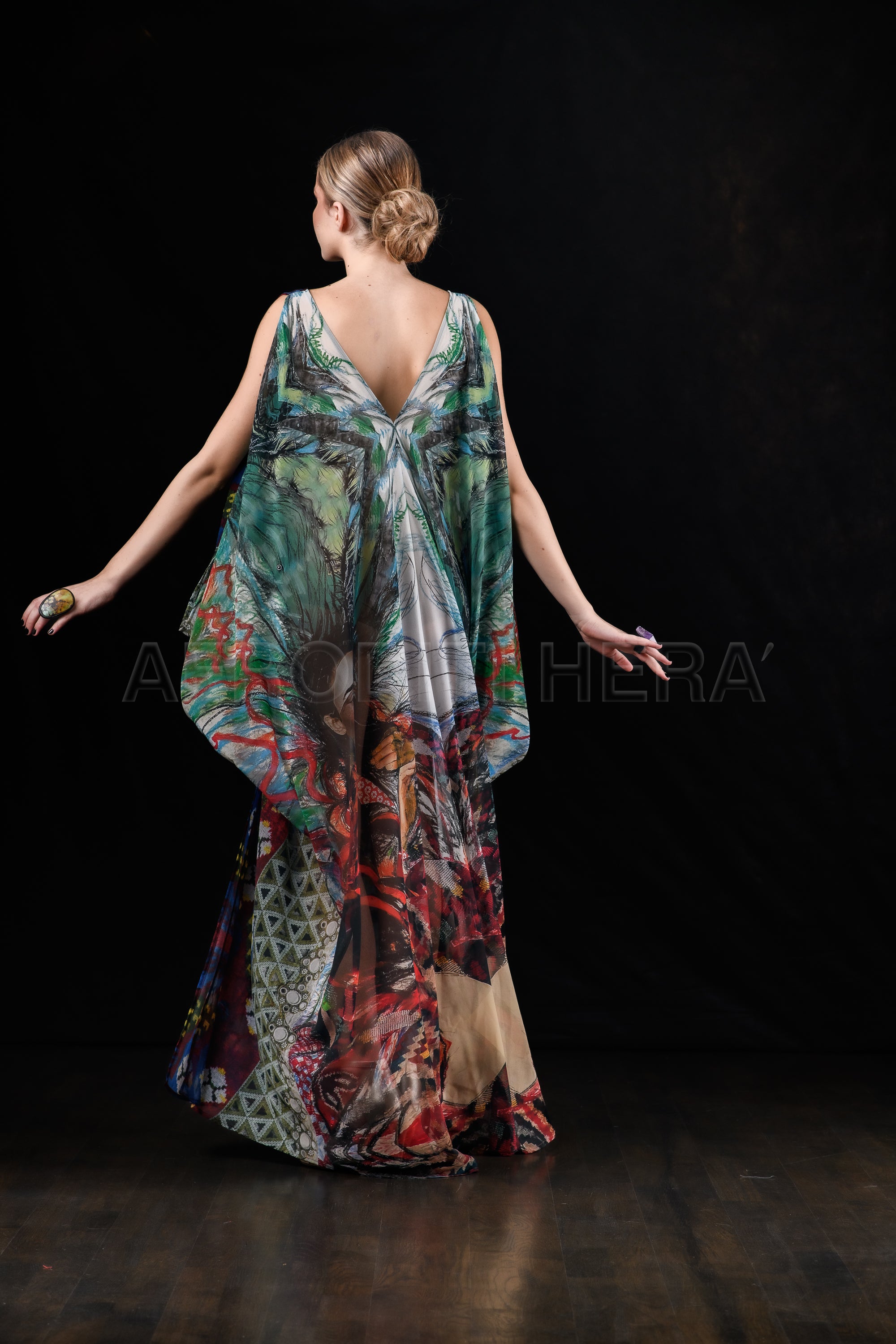 She in the wind - 27 Kaftan Dress