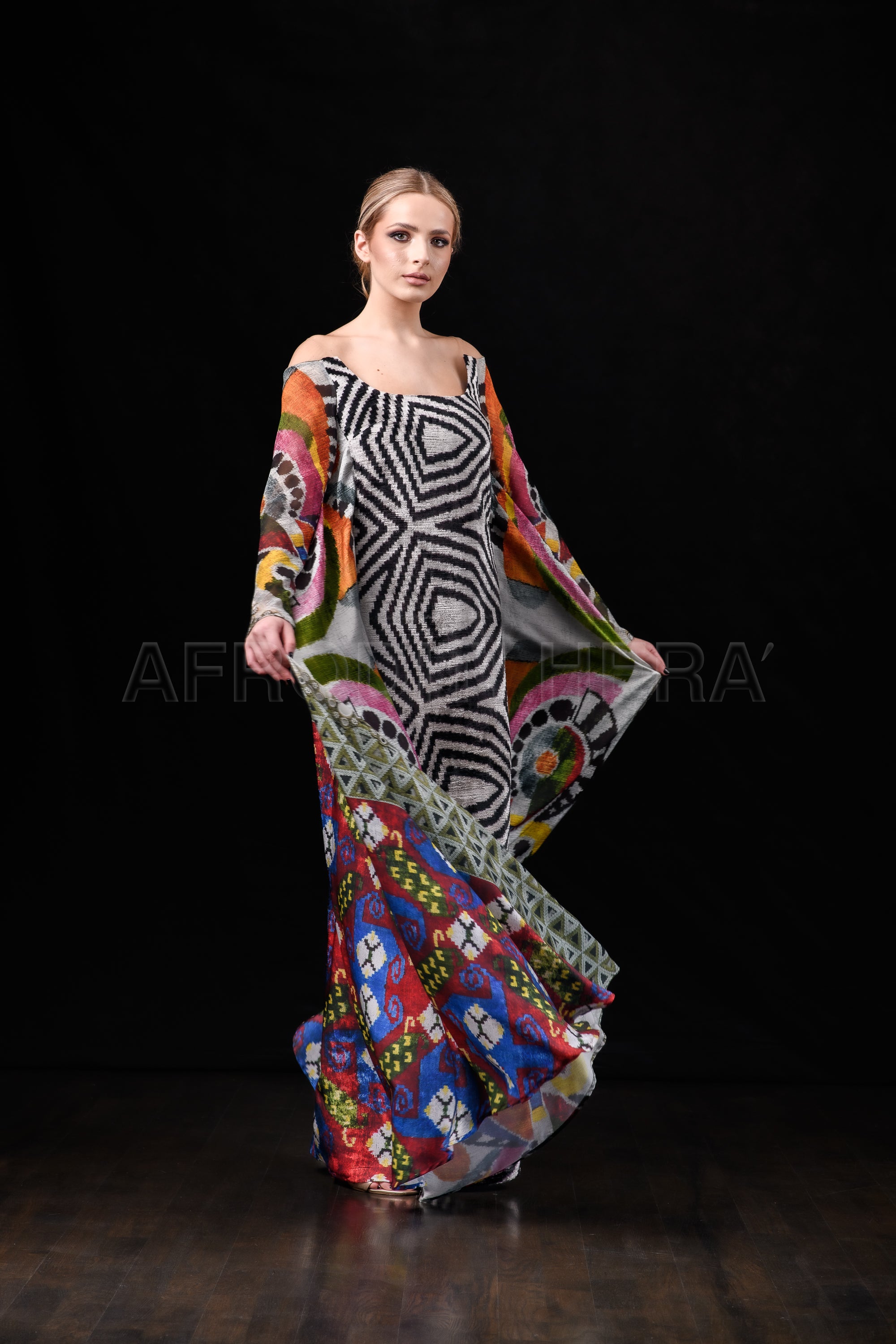 She in the wind - 15 Kaftan Dress