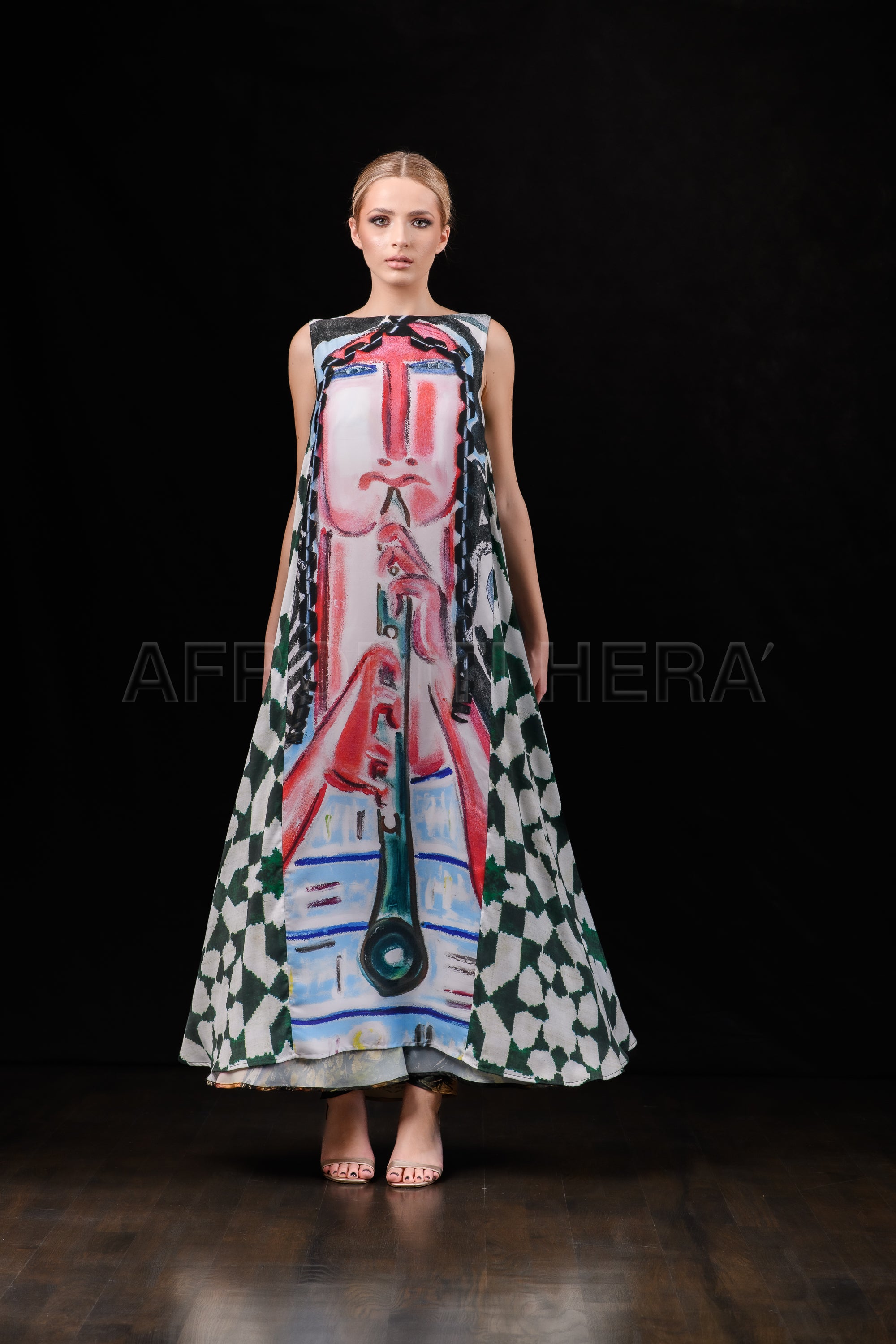She in the wind - 16 Kaftan Dress