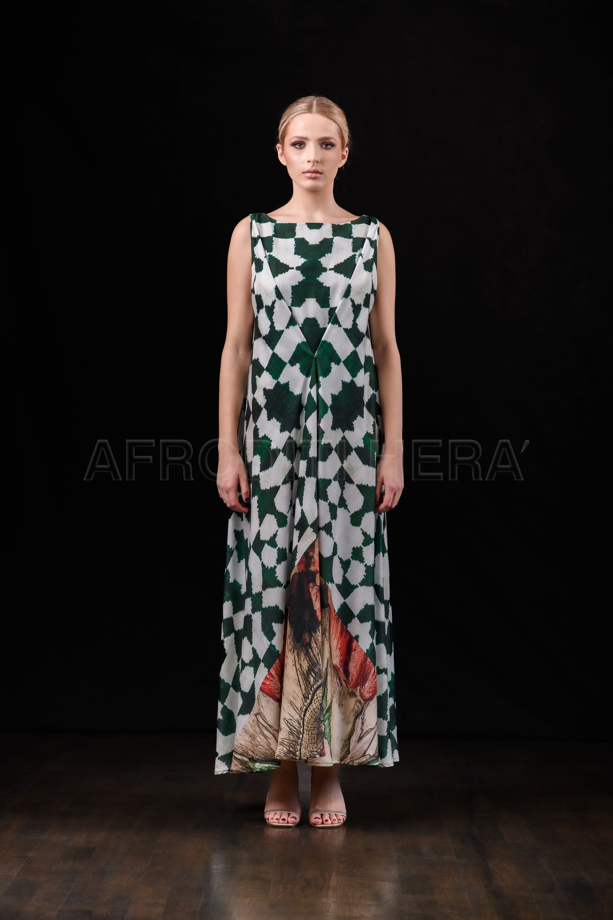 She in the wind - 16 Kaftan Dress