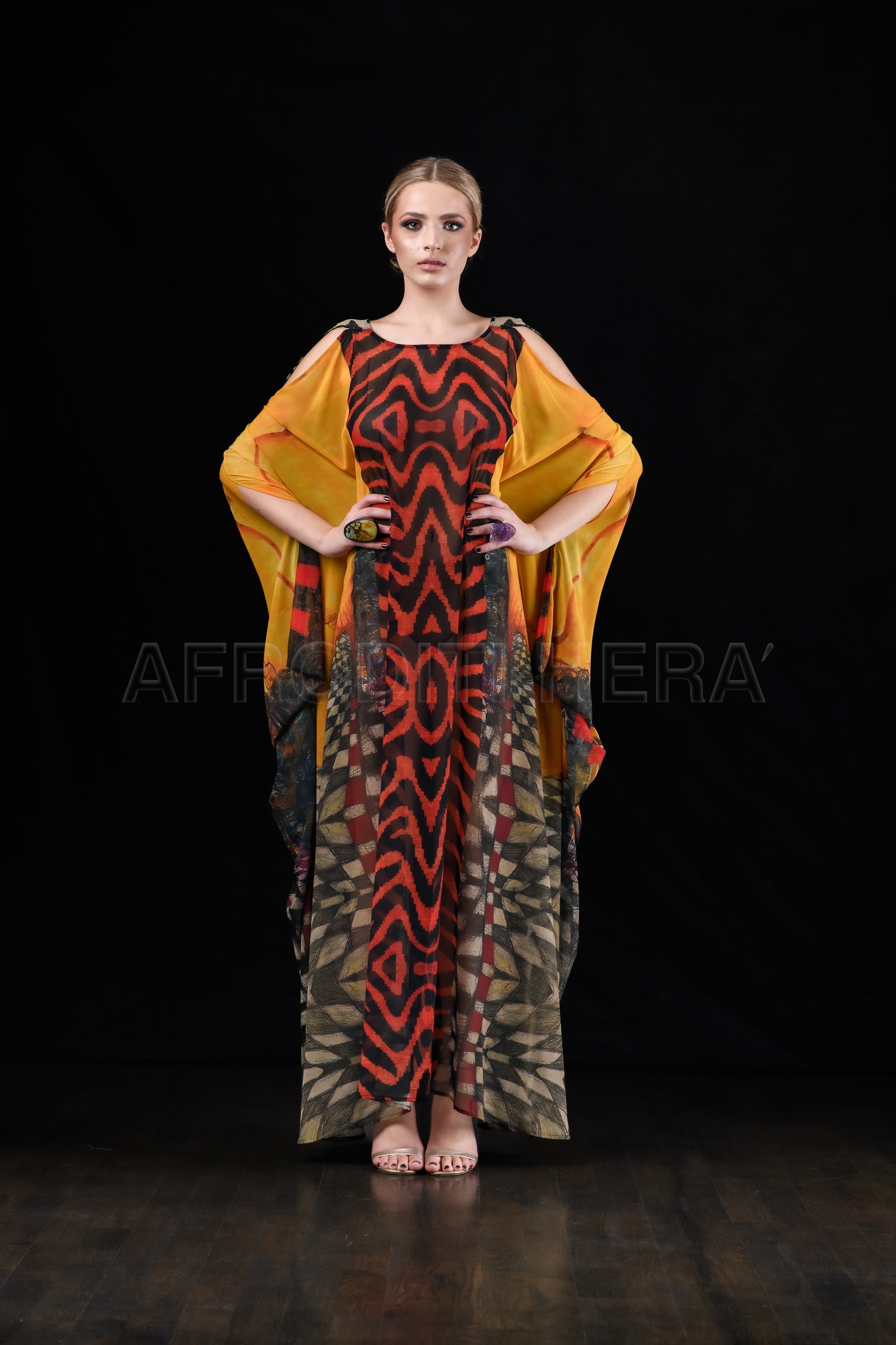 She in the wind - 26 Kaftan Dress