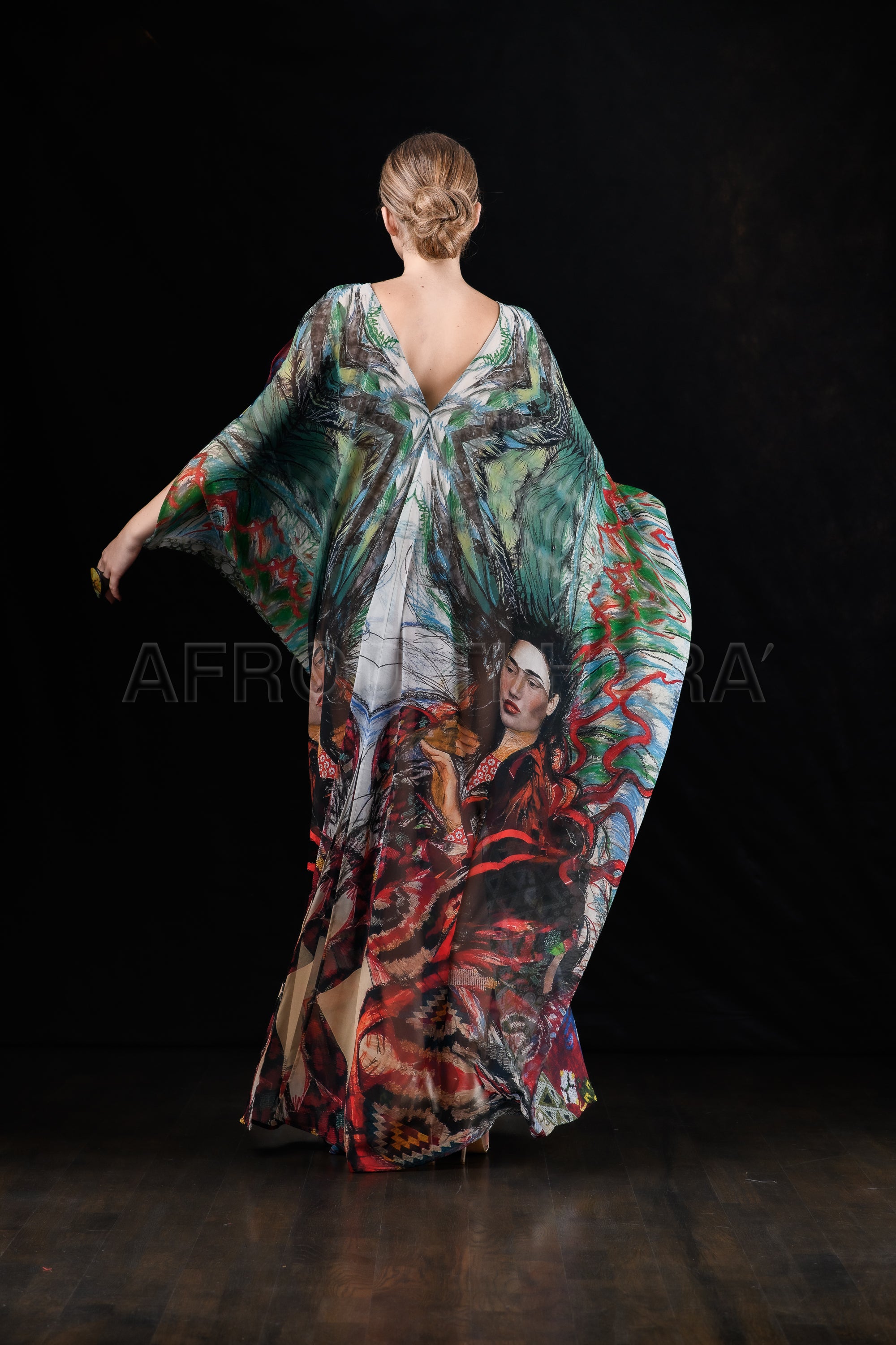 She in the wind - 27 Kaftan Dress
