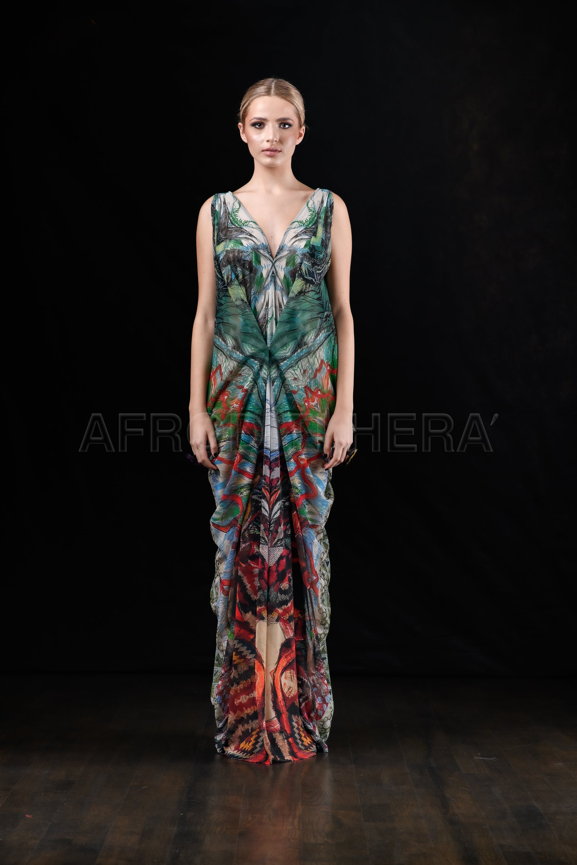 She in the wind - 27 Kaftan Dress
