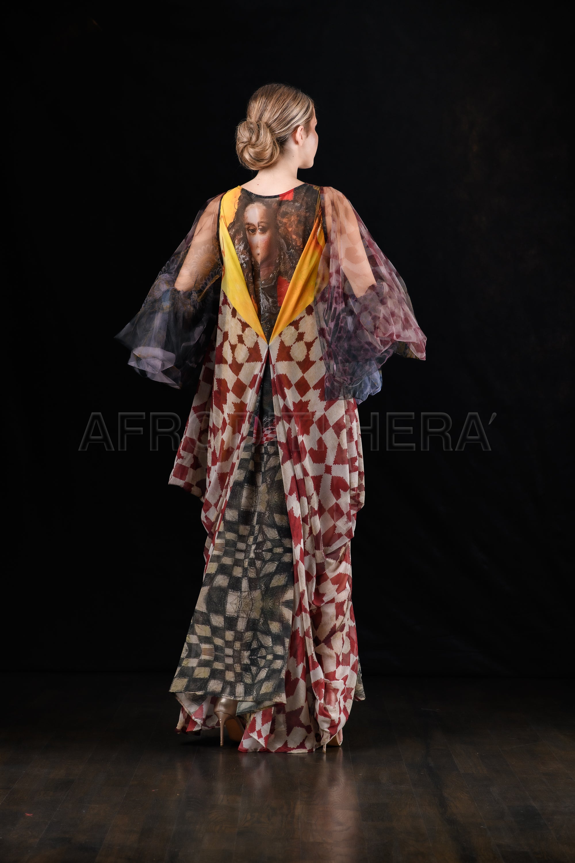 She in the wind - 32 Kaftan Dress
