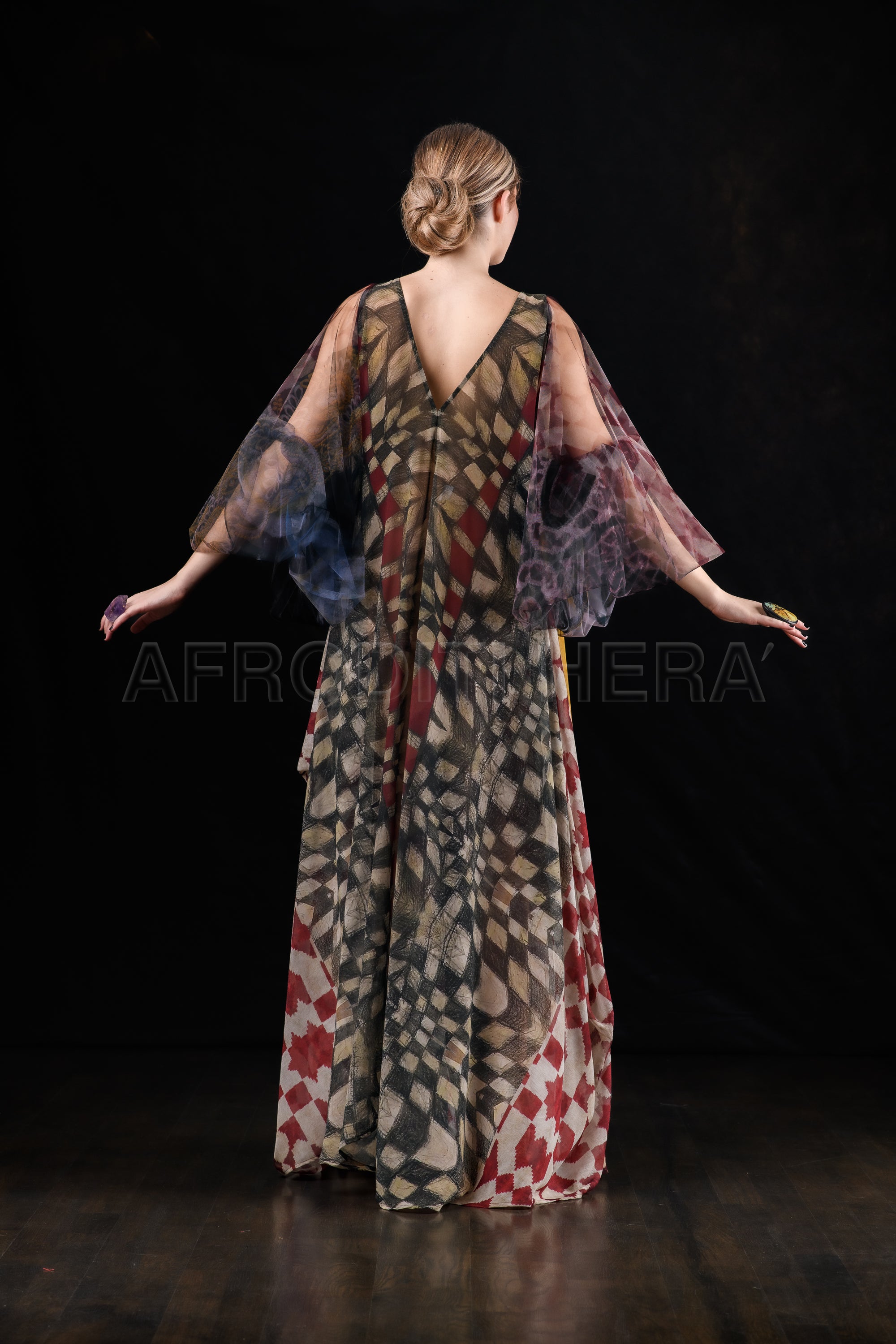 She in the wind - 32 Kaftan Dress