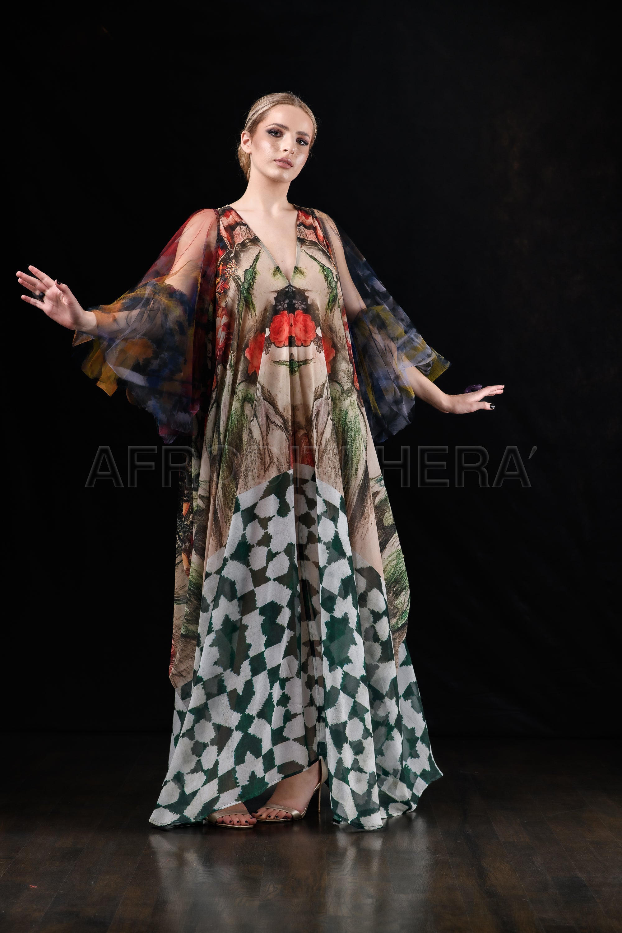 She in the wind - 33 Kaftan Dress