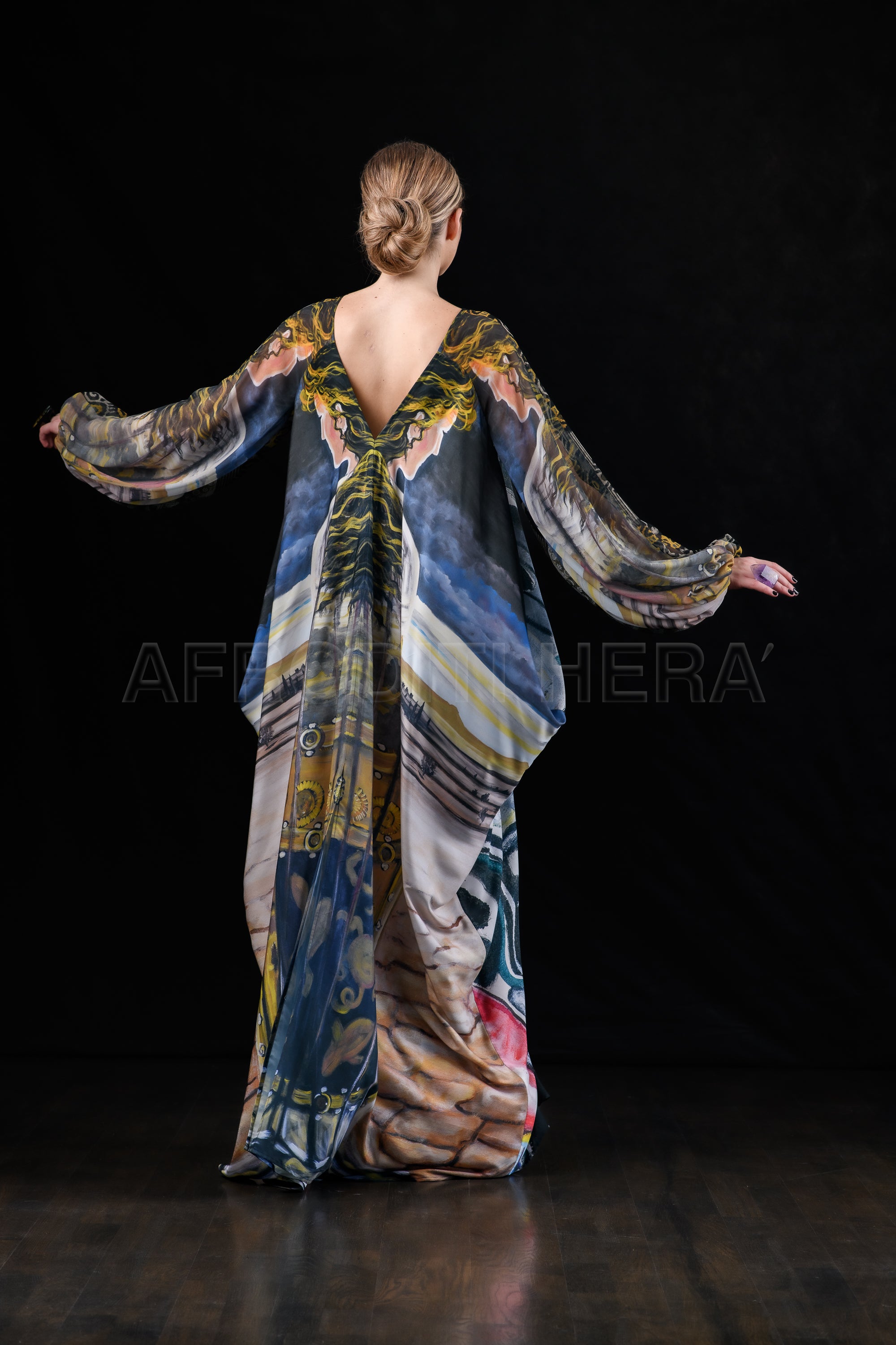 She in the wind - 40 Kaftan Dress