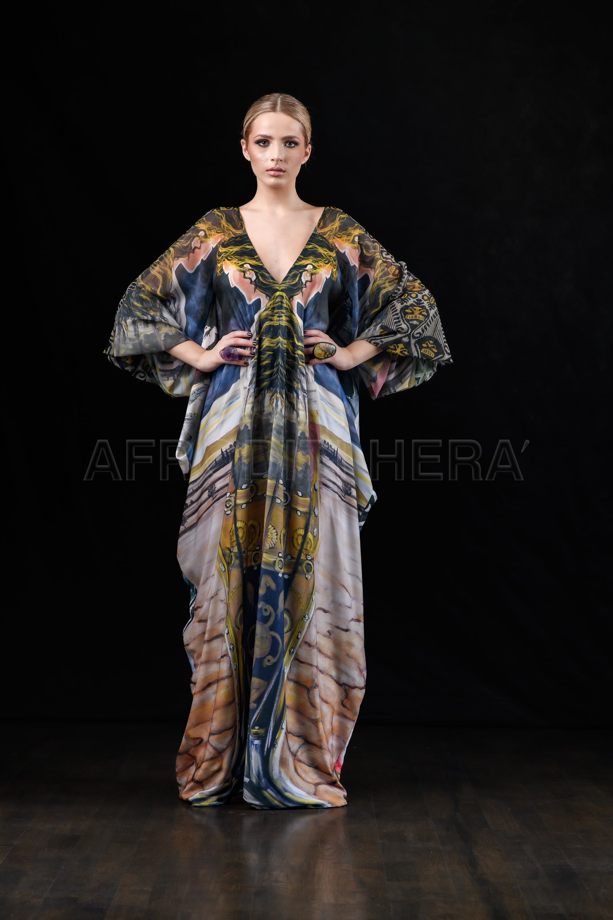 She in the wind - 40 Kaftan Dress