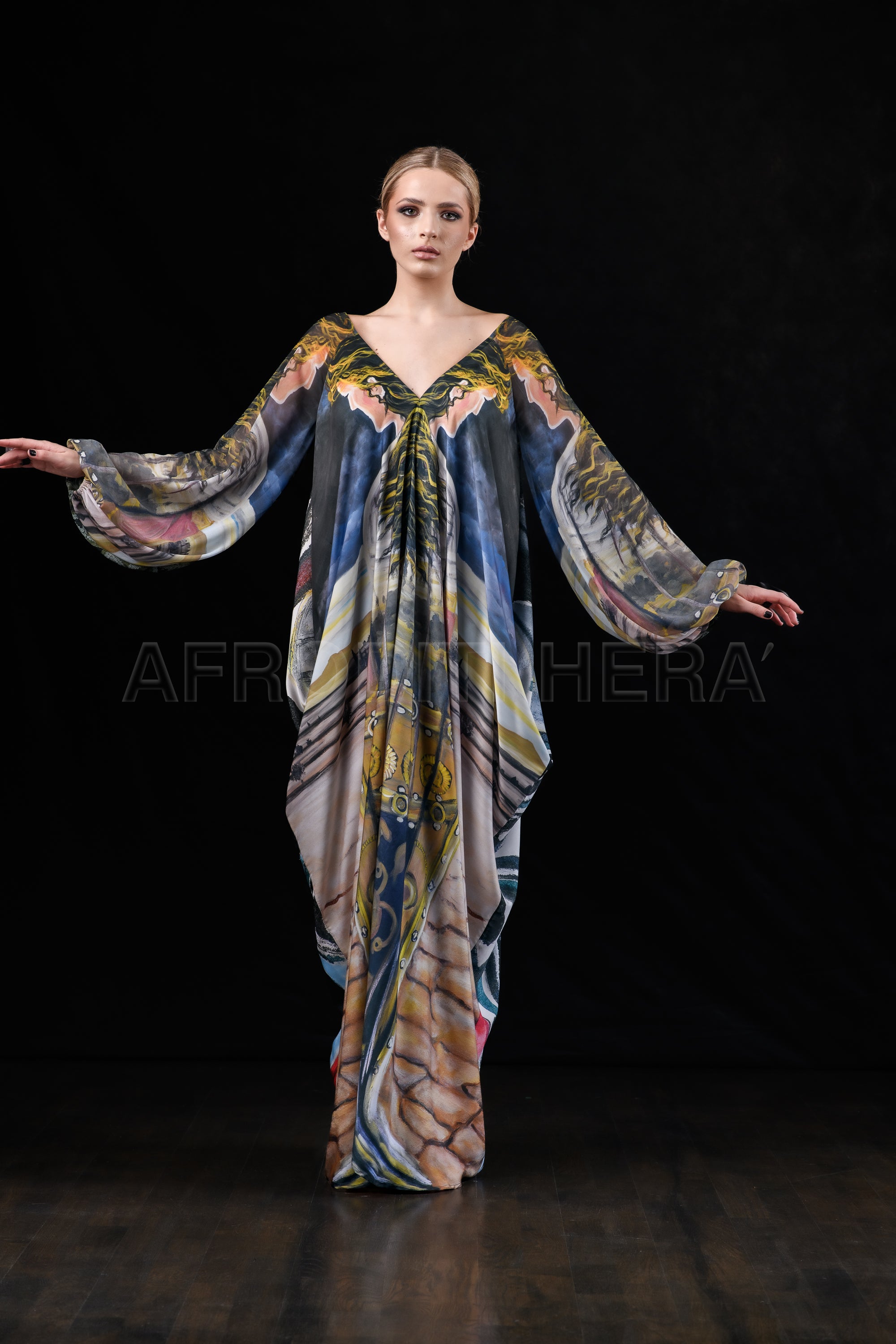 She in the wind - 40 Kaftan Dress