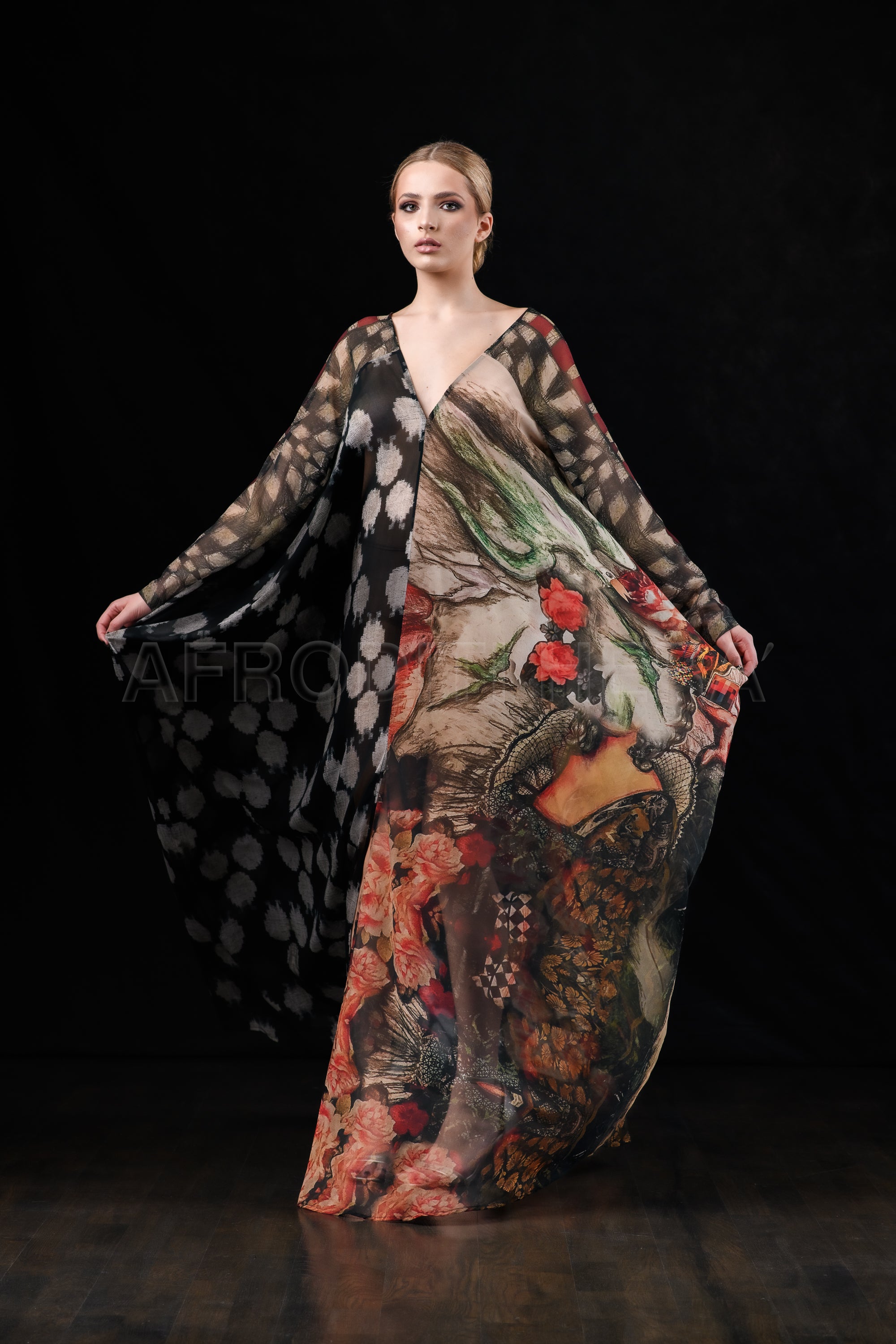 She in the wind - 41 Kaftan Dress