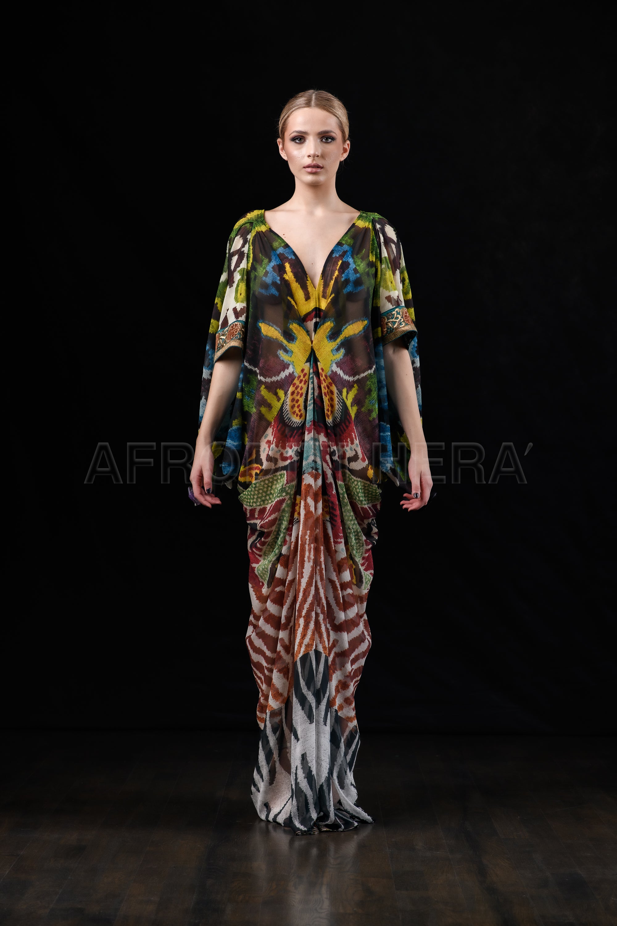 She in the wind - 42 kaftan Dress