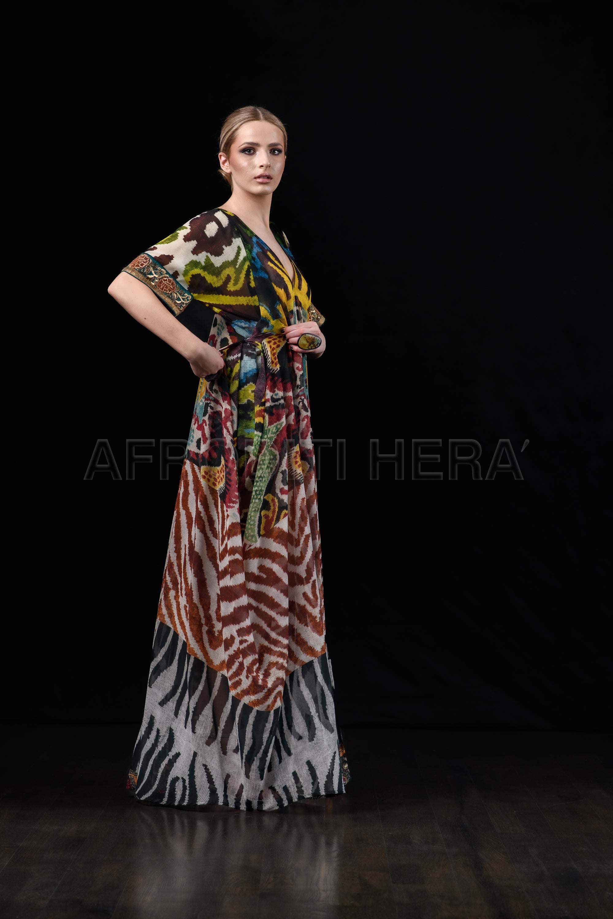 She in the wind - 42 kaftan Dress