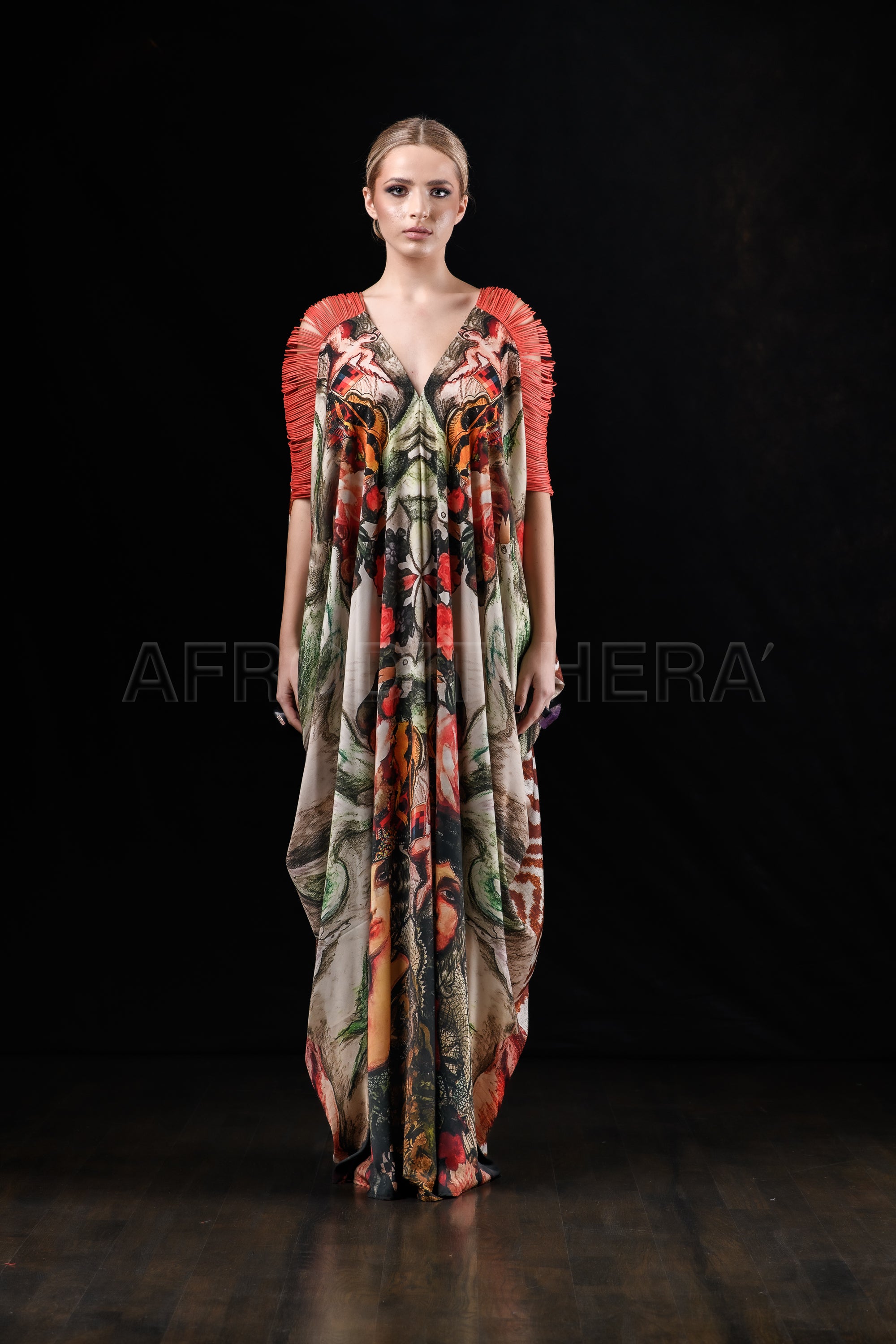 She in the wind - 46 Kaftan Dress