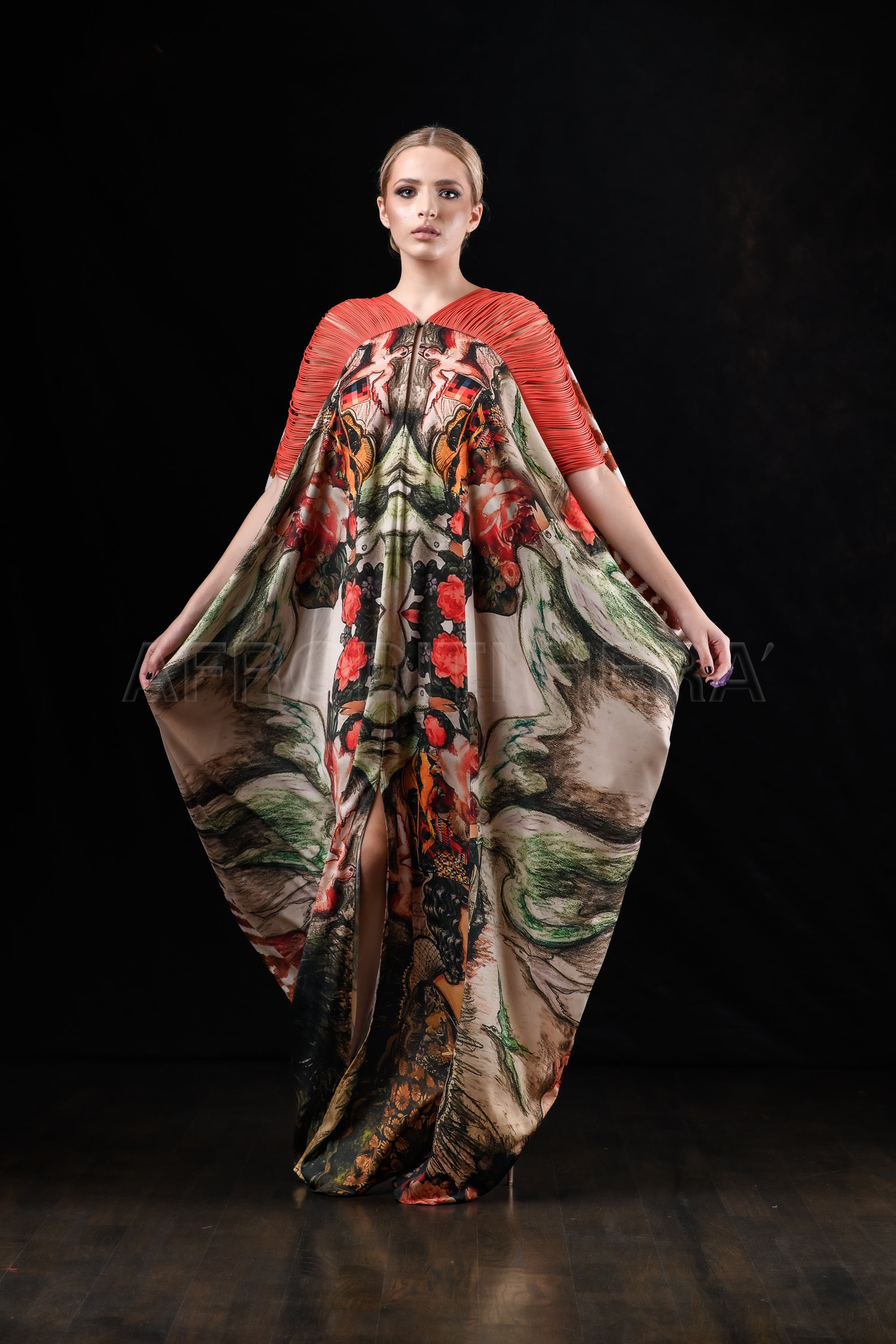 She in the wind - 46 Kaftan Dress