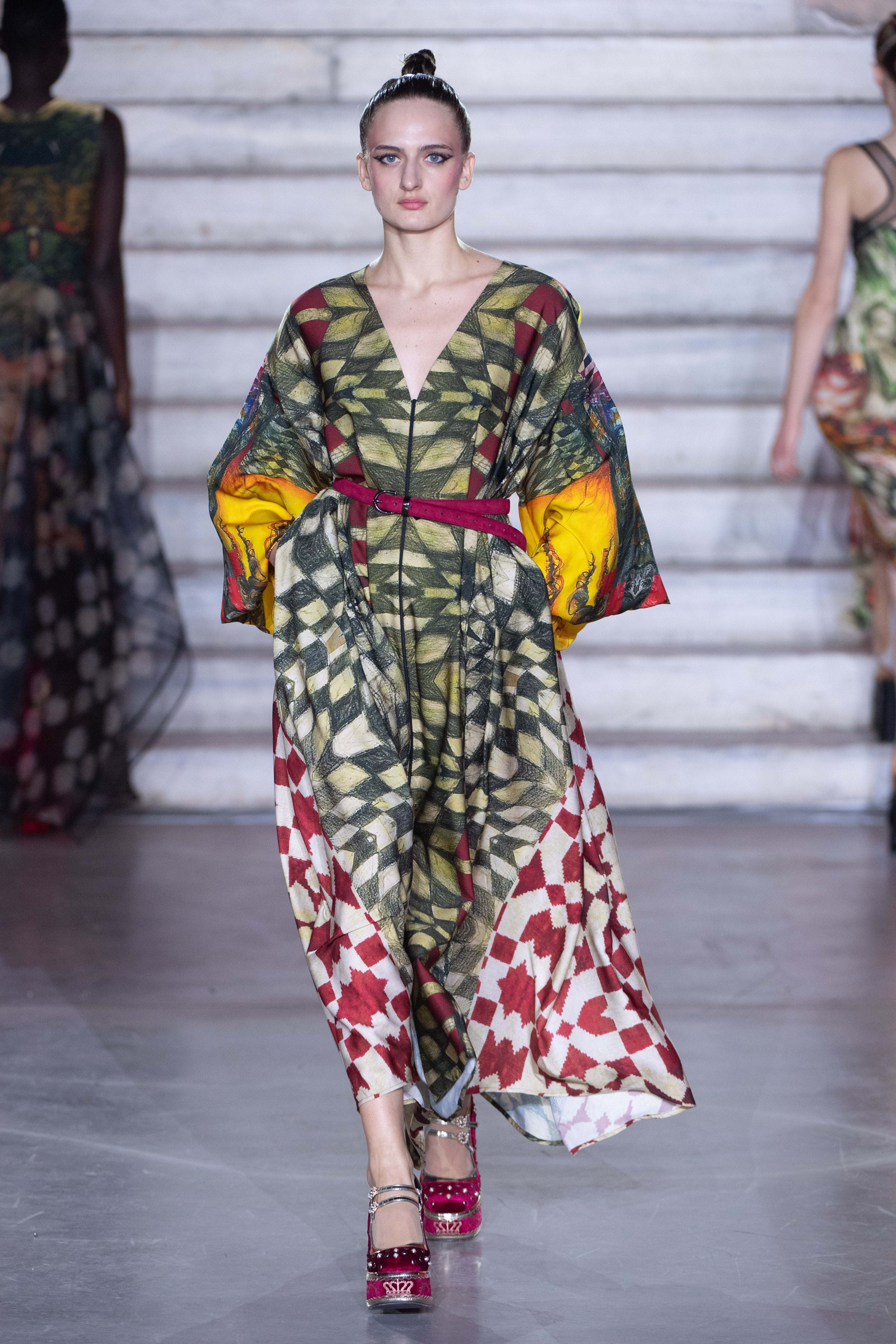 She in the wind - 55 Kimono