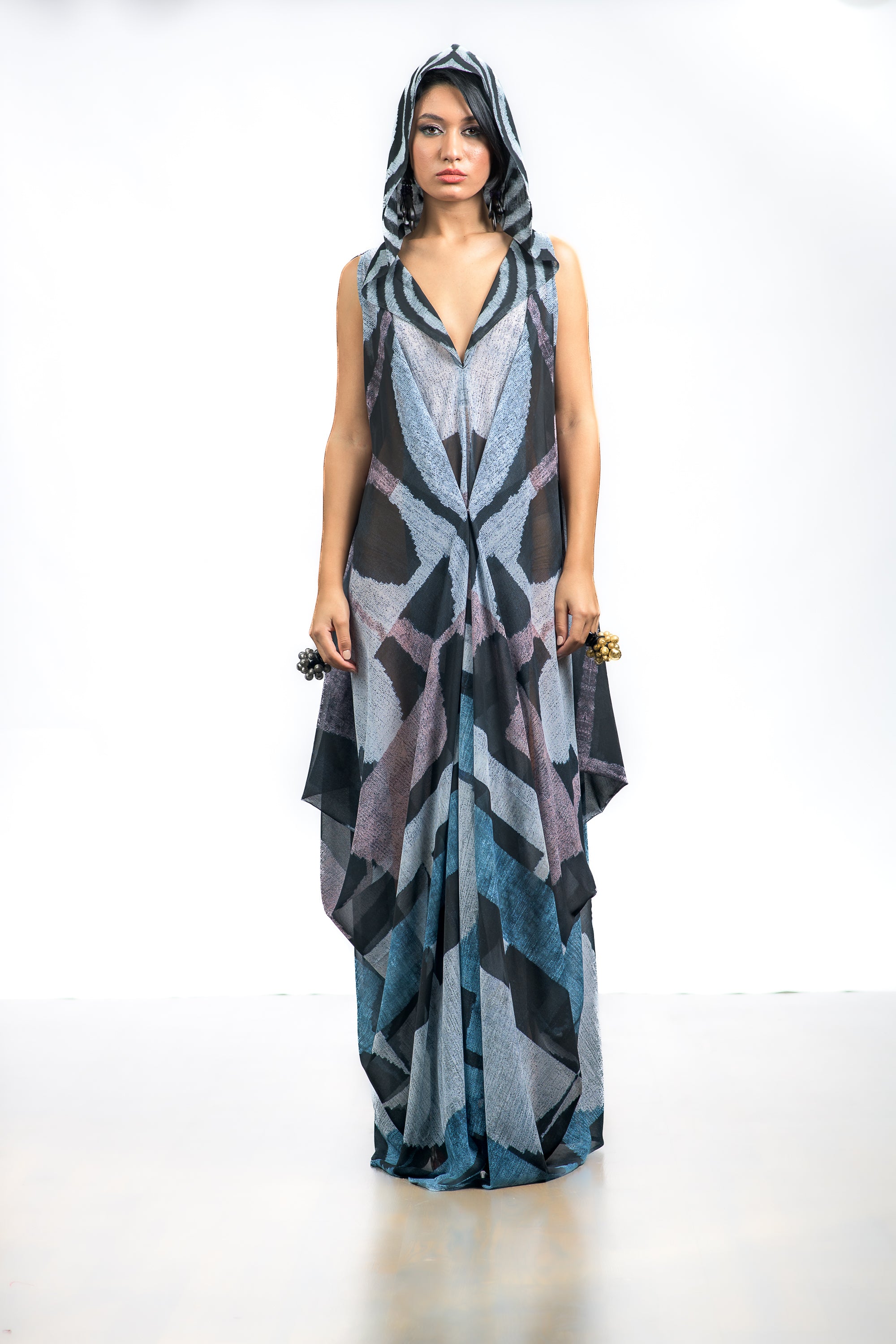 Culture Fusion - 60 Hooded kaftan