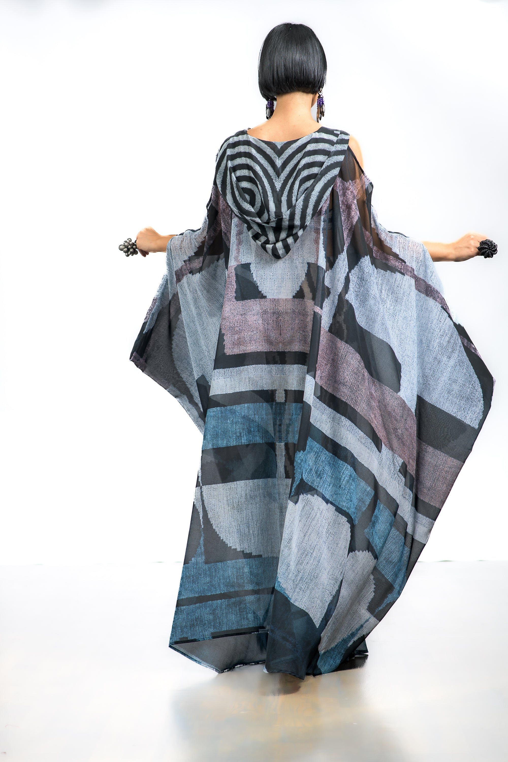 Culture Fusion - 60 Hooded kaftan