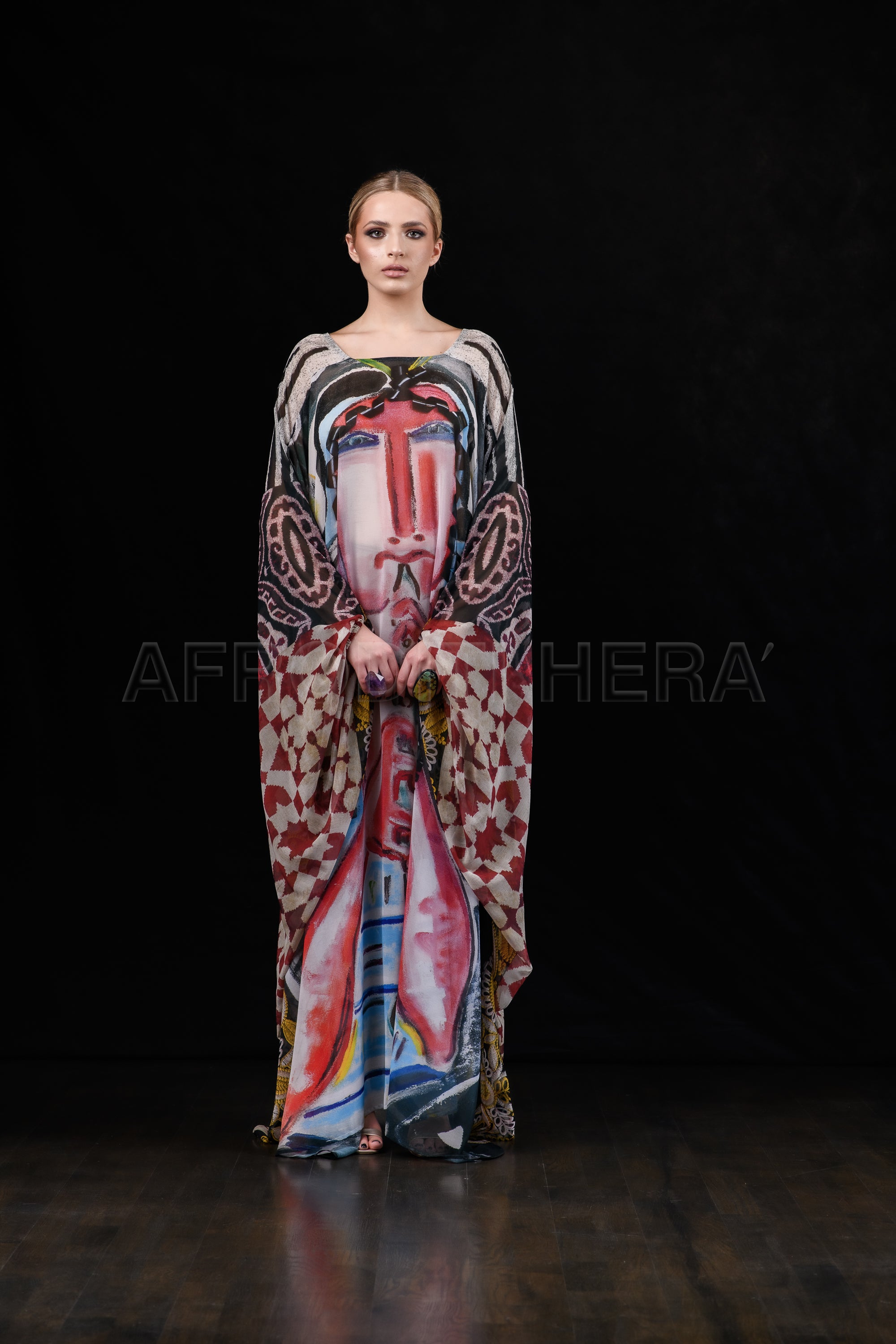 She in the wind - 18 Kaftan Dress