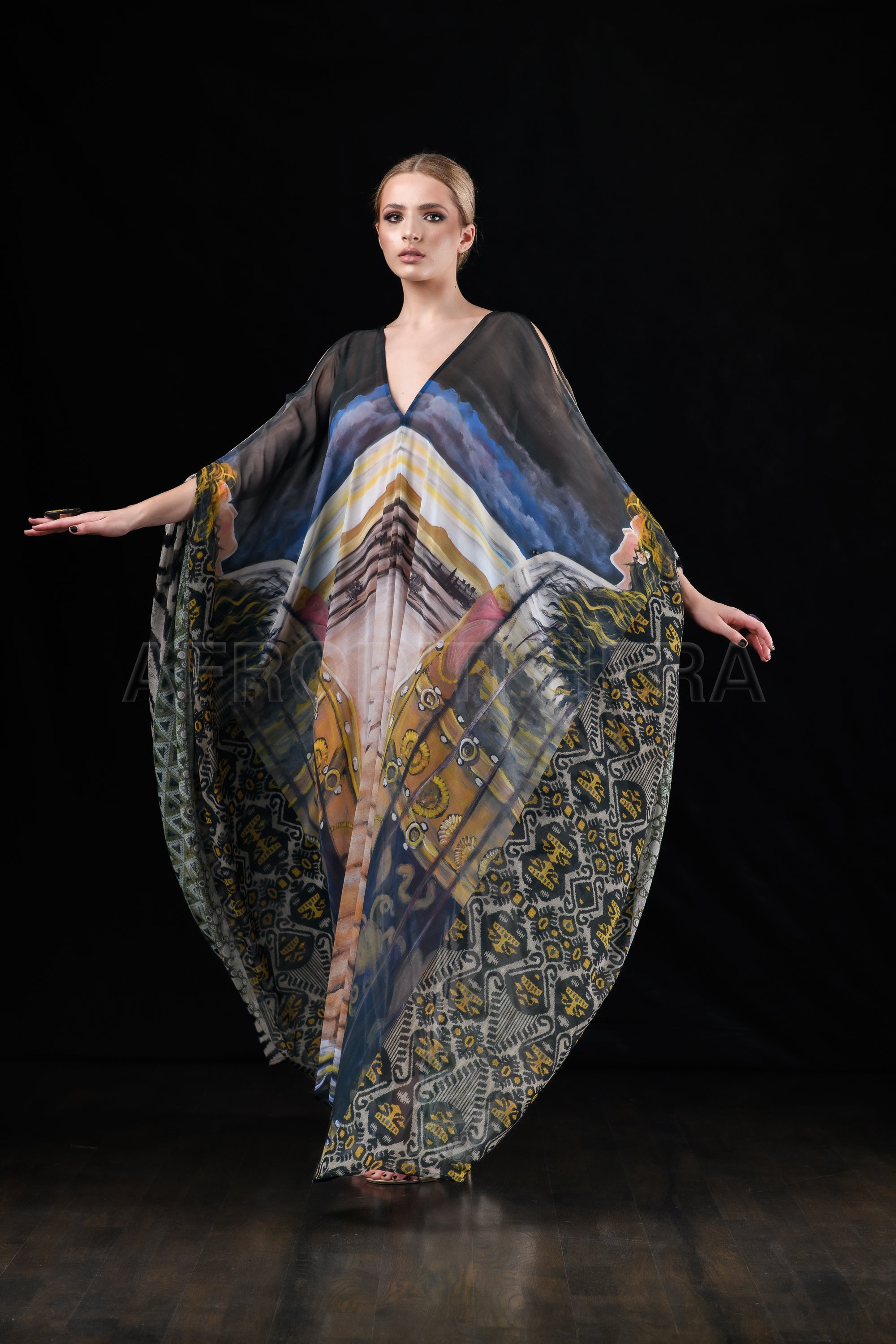 She in the wind - 20 Kaftan Dress