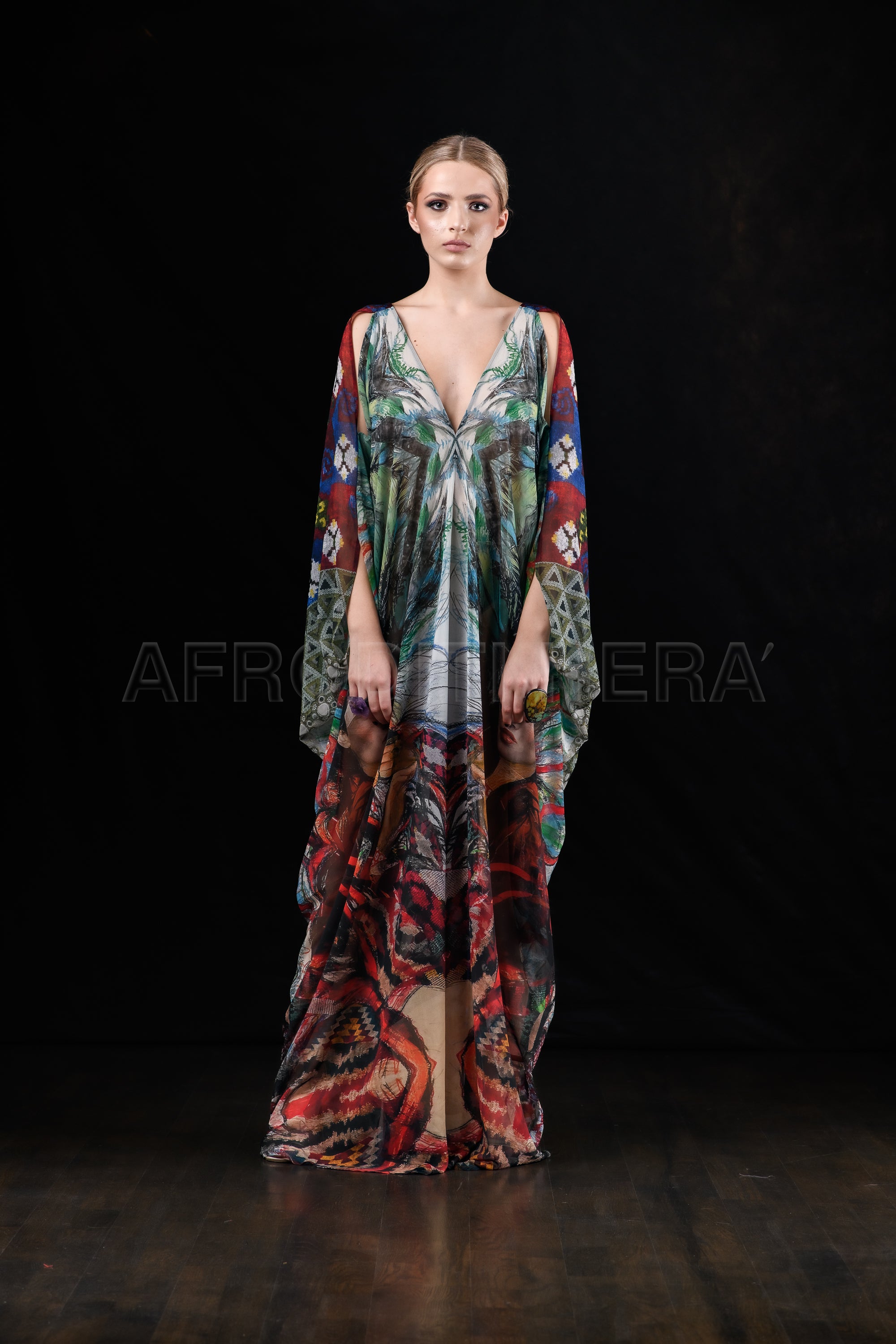 She in the wind - 27 Kaftan Dress