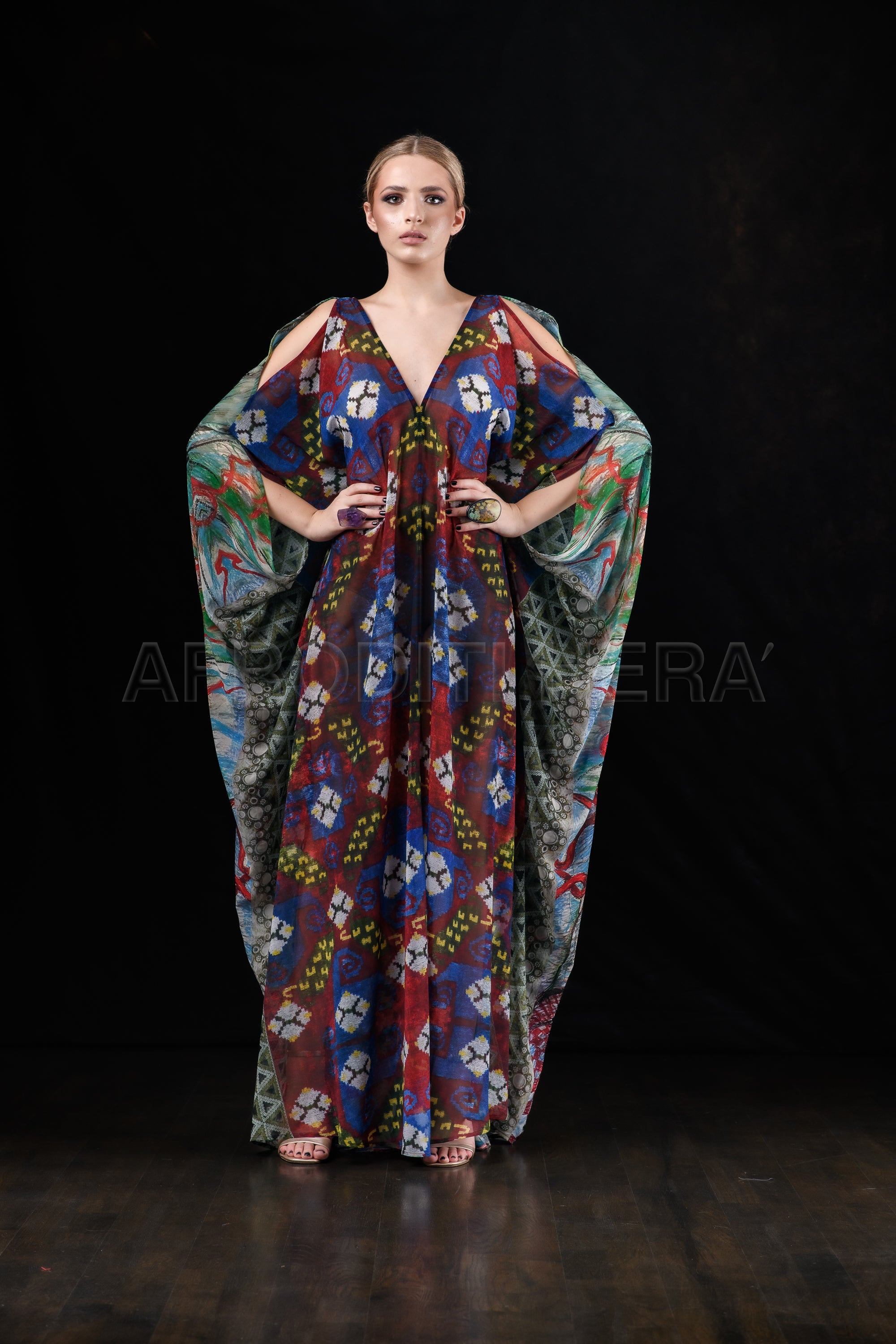 She in the wind - 27 Kaftan Dress