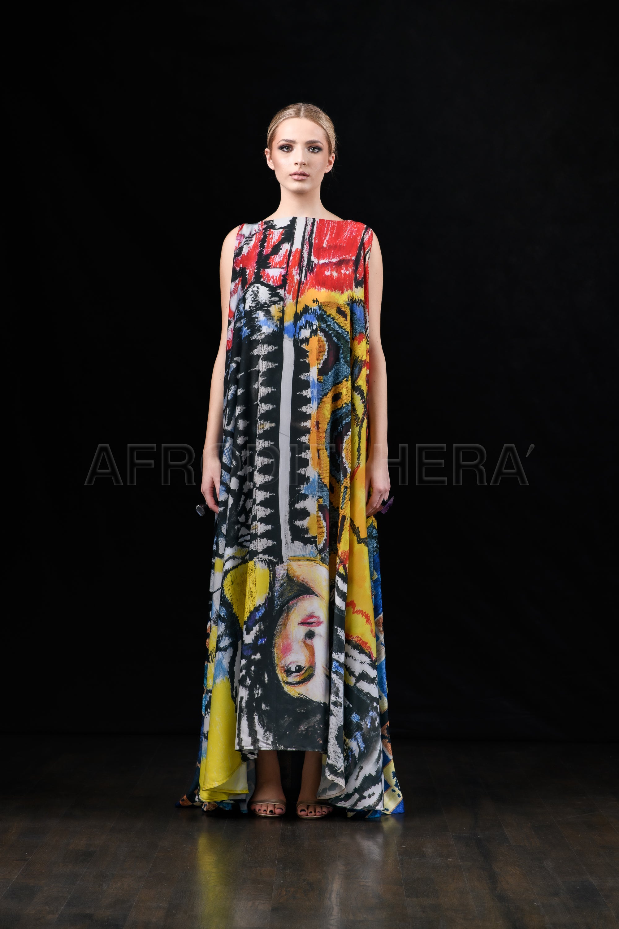 She in the wind - 10 Kaftan Dress