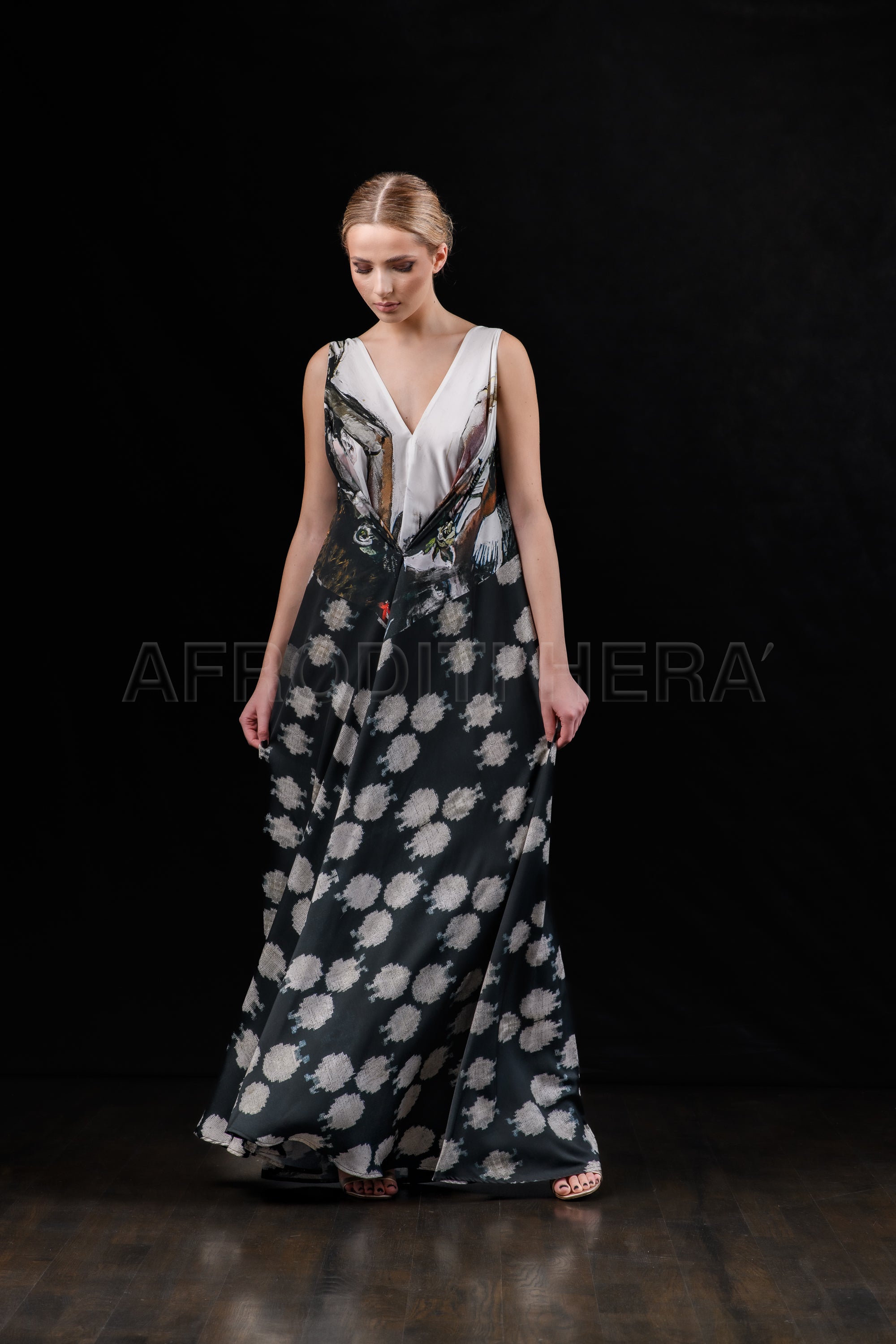 She in the wind - 12 Kaftan Dress