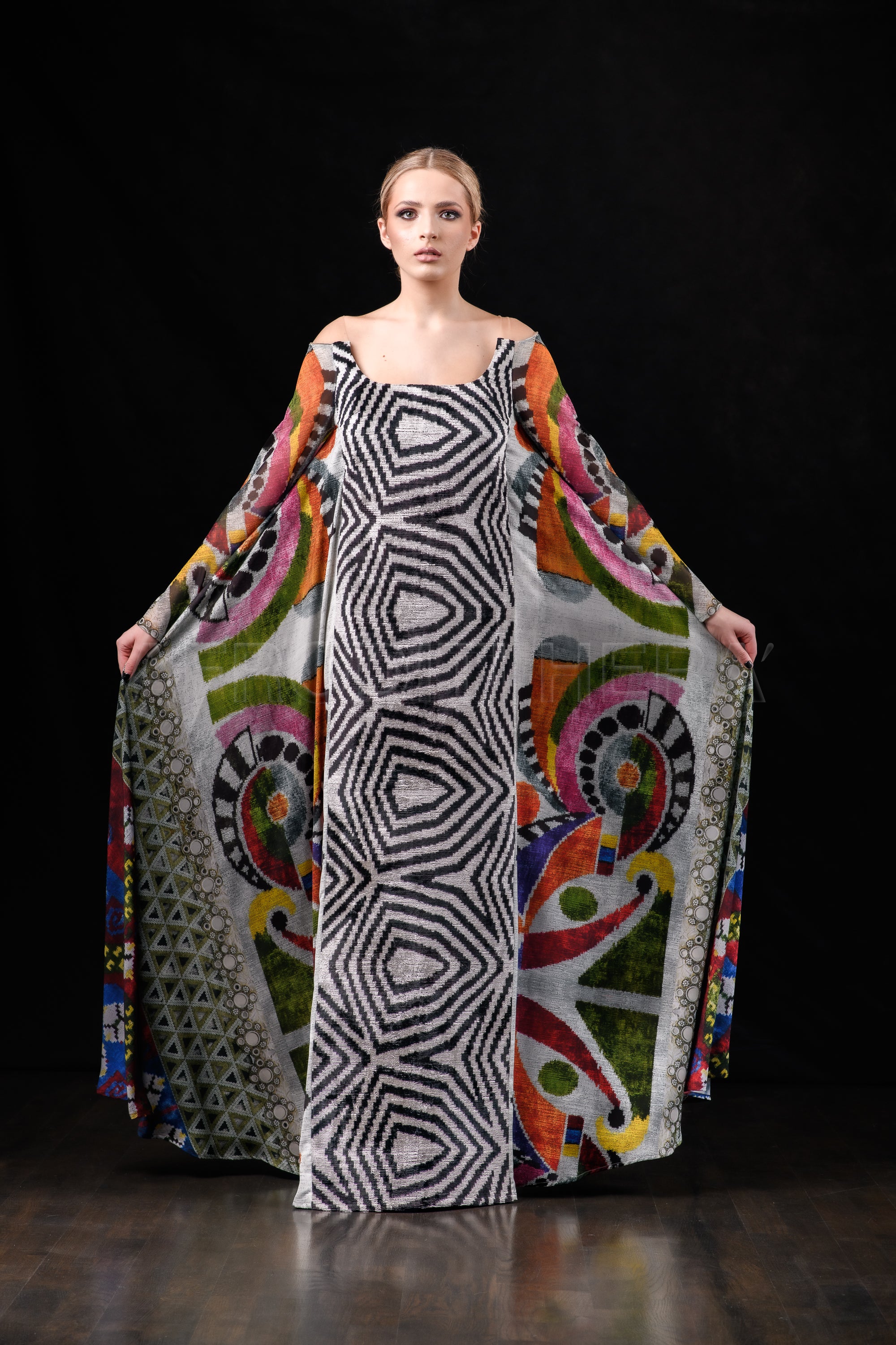 She in the wind - 15 Kaftan Dress