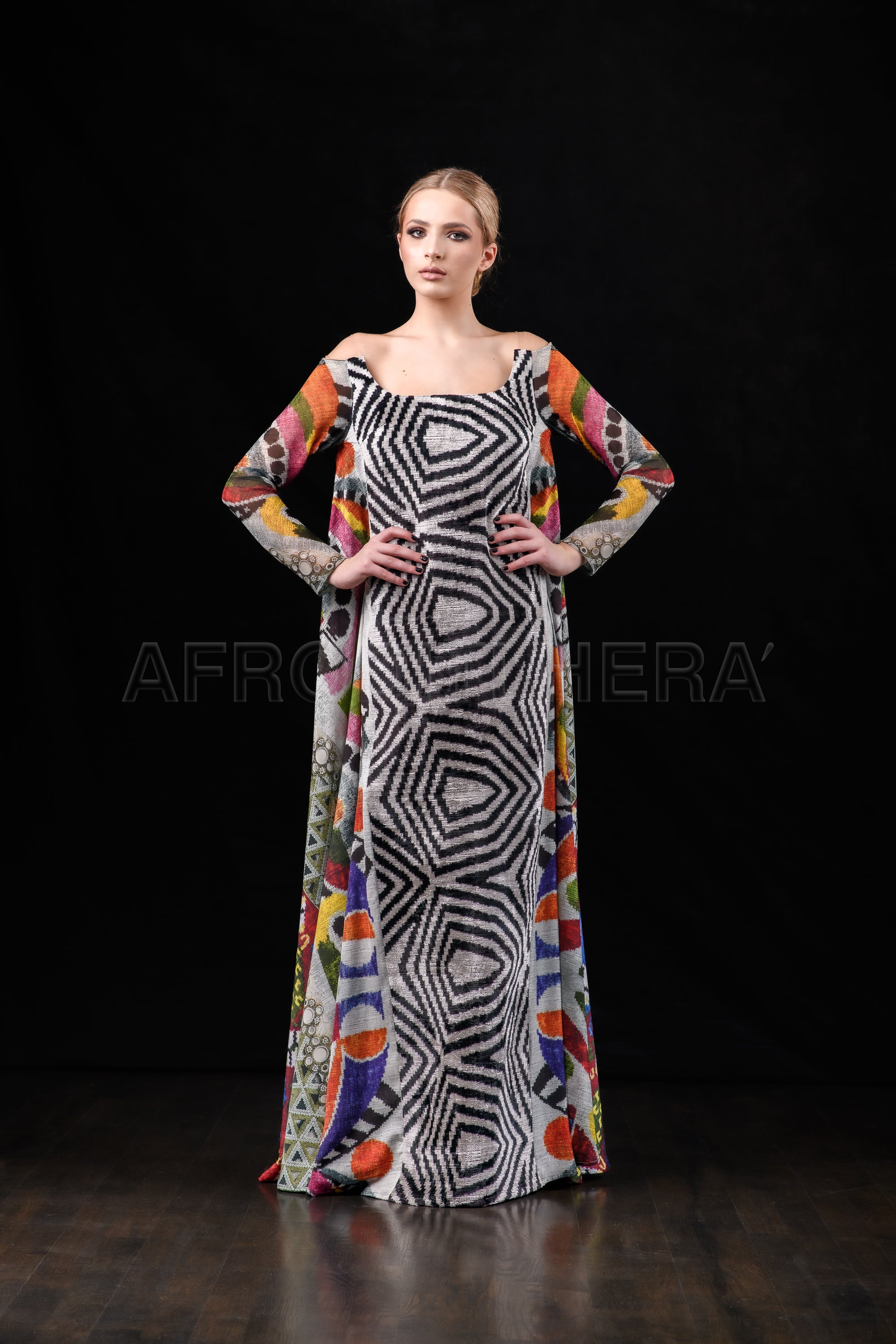 She in the wind - 15 Kaftan Dress