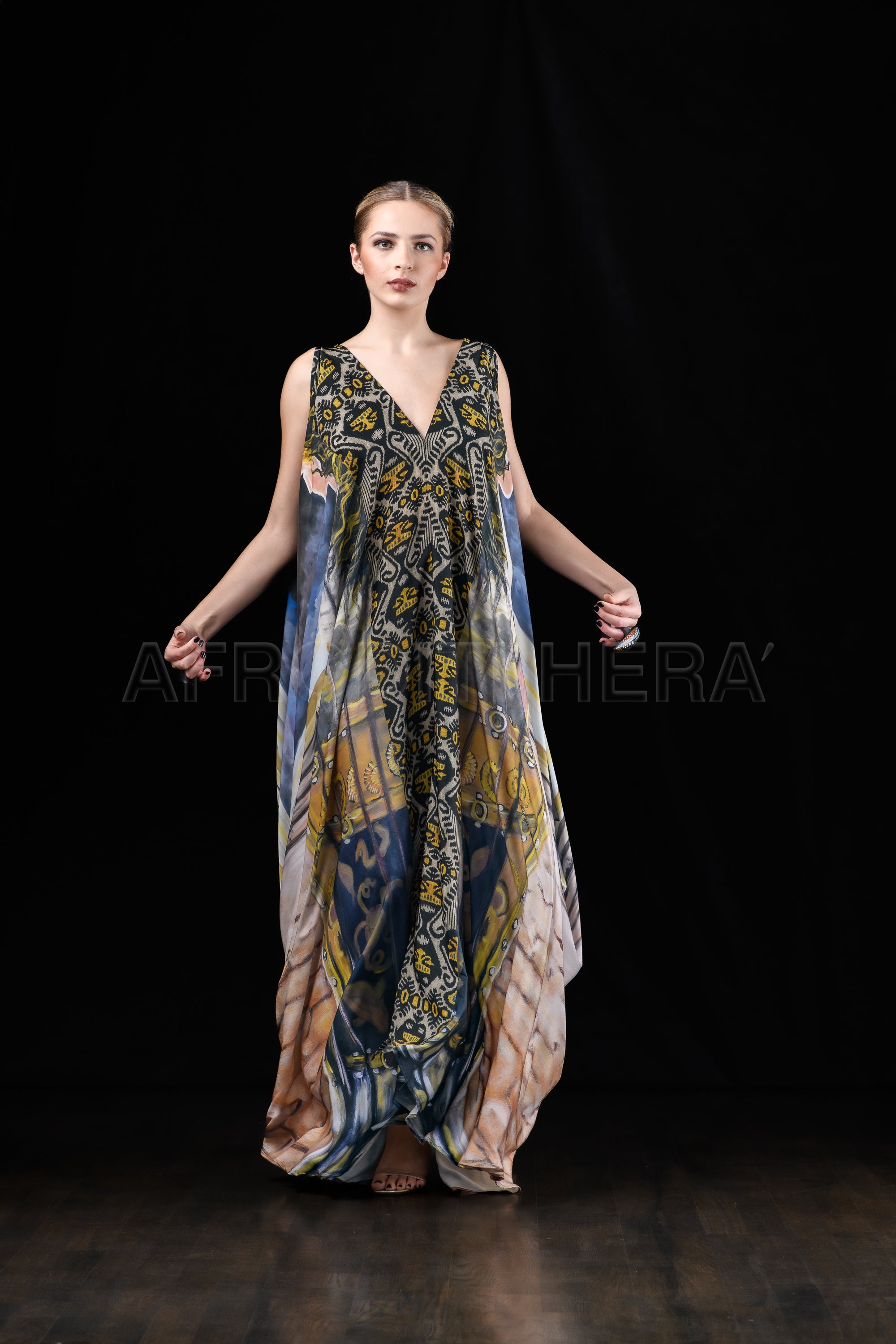 She in the wind - 20A Kaftan Dress