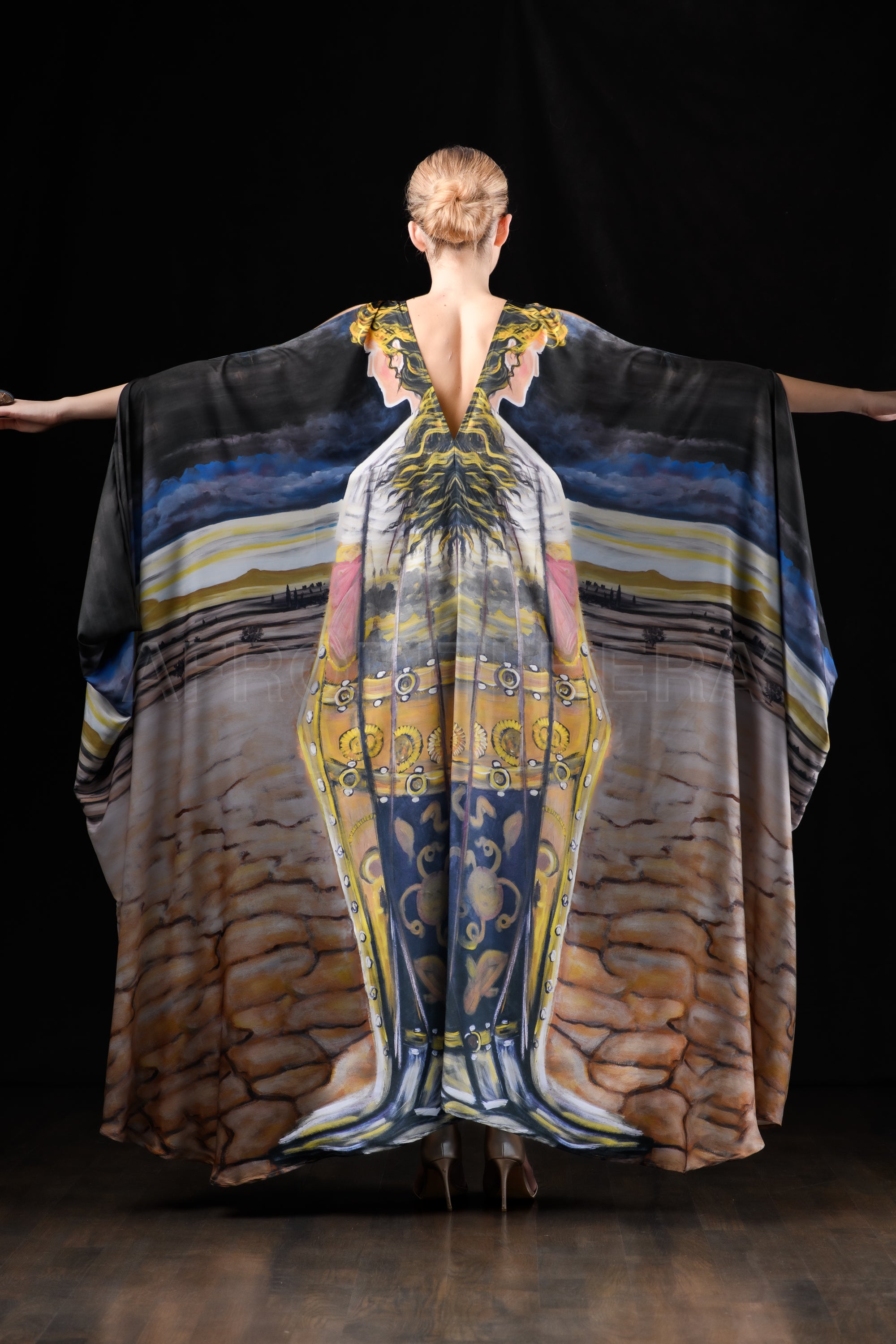 She in the wind - 20A Kaftan Dress