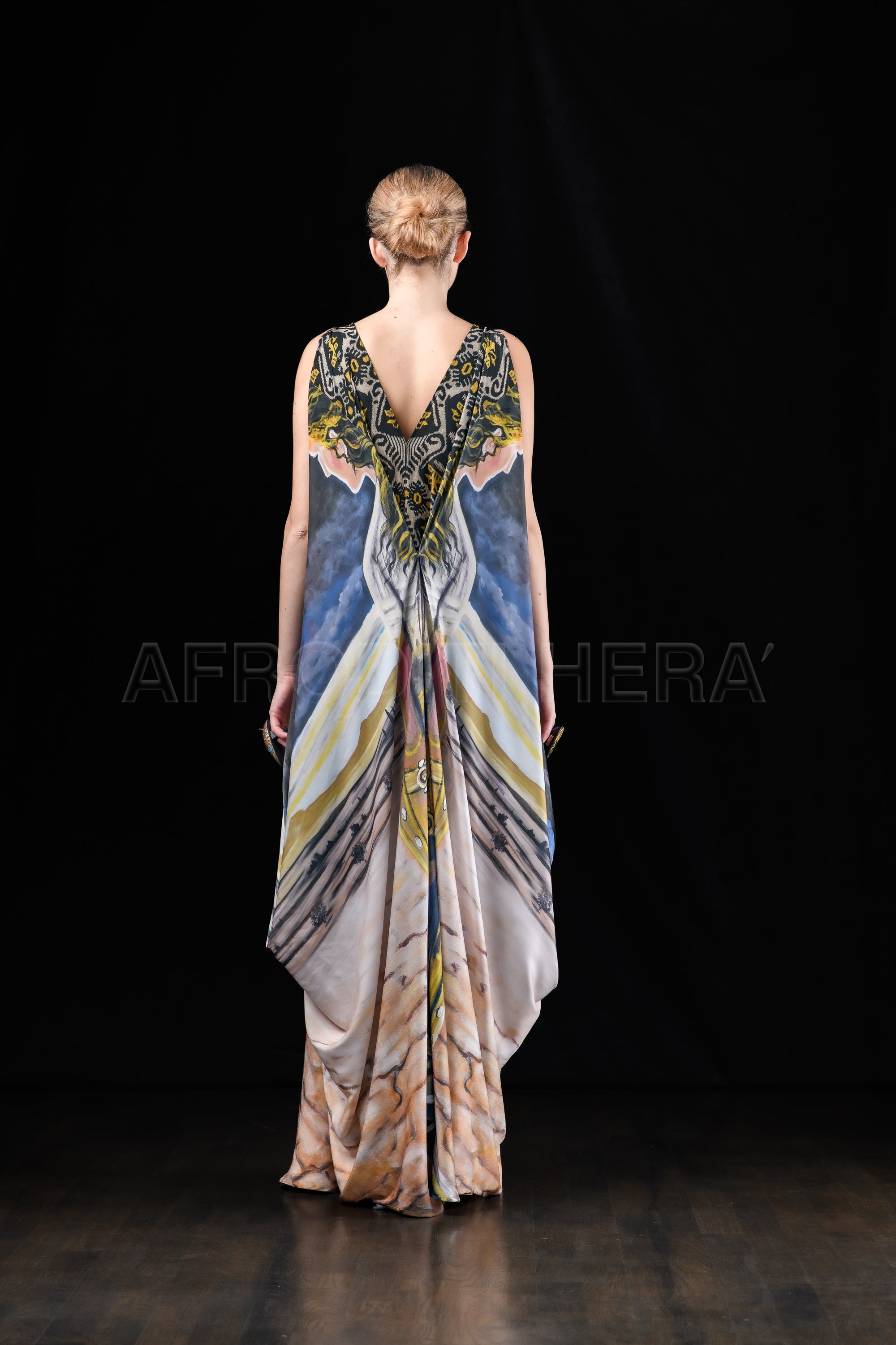She in the wind - 20A Kaftan Dress