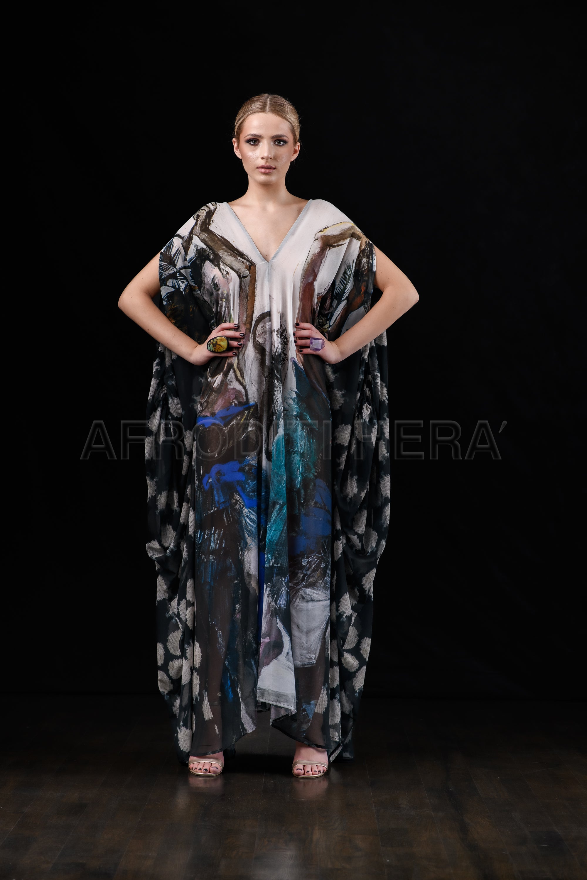 She in the wind - 21 Kaftan Dress