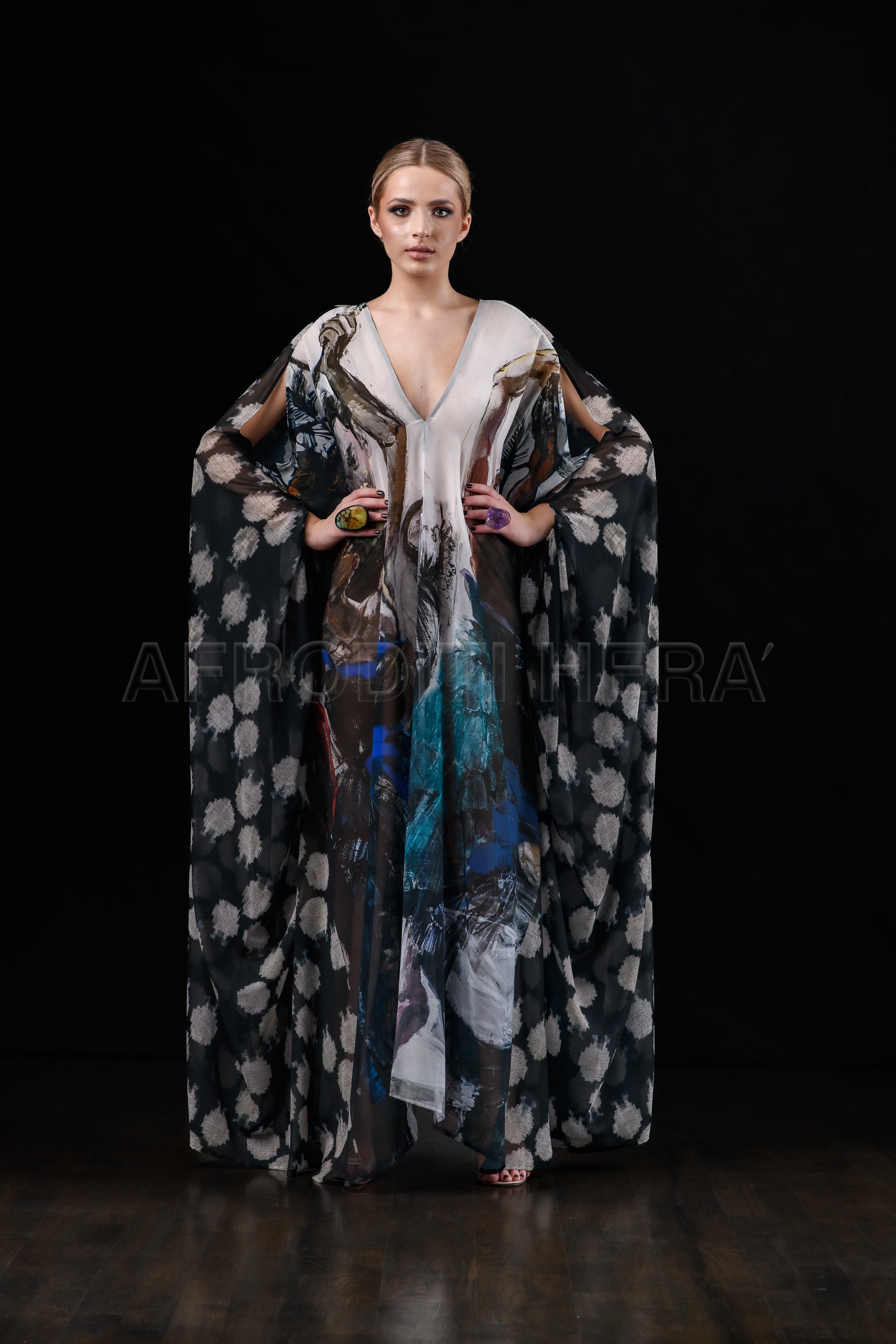 She in the wind - 21 Kaftan Dress