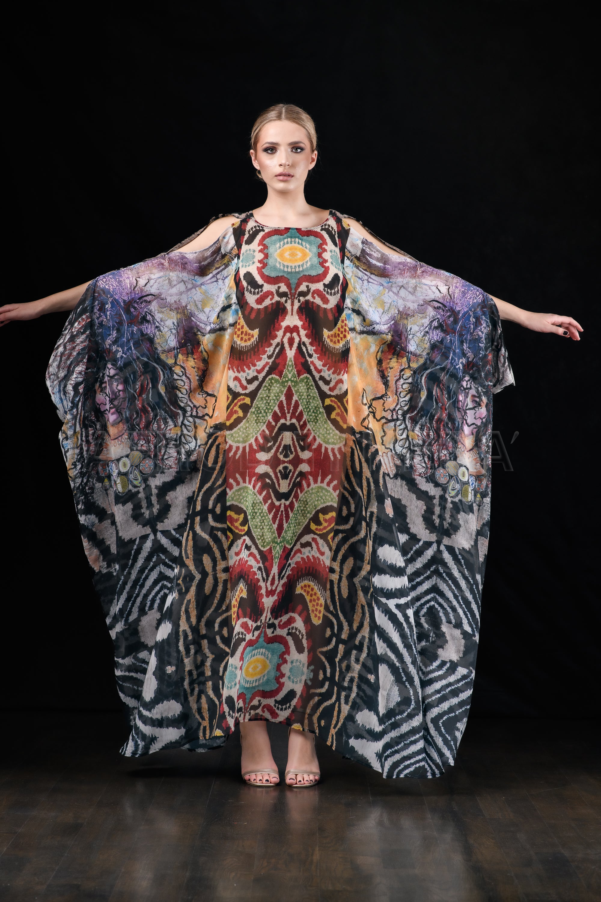 She in the wind - 22 Kaftan Dress
