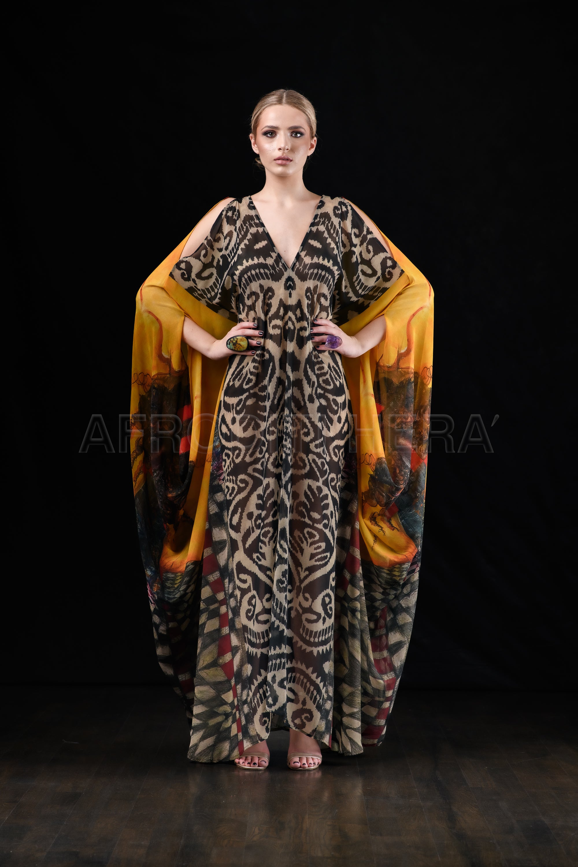 She in the wind - 26 Kaftan Dress