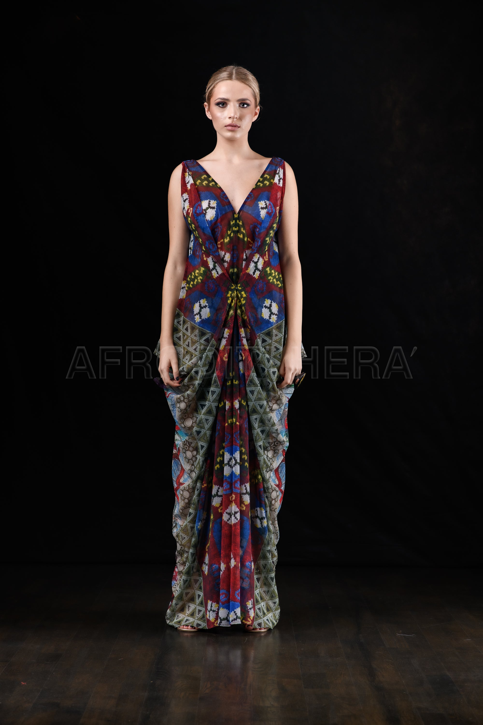 She in the wind - 27 Kaftan Dress