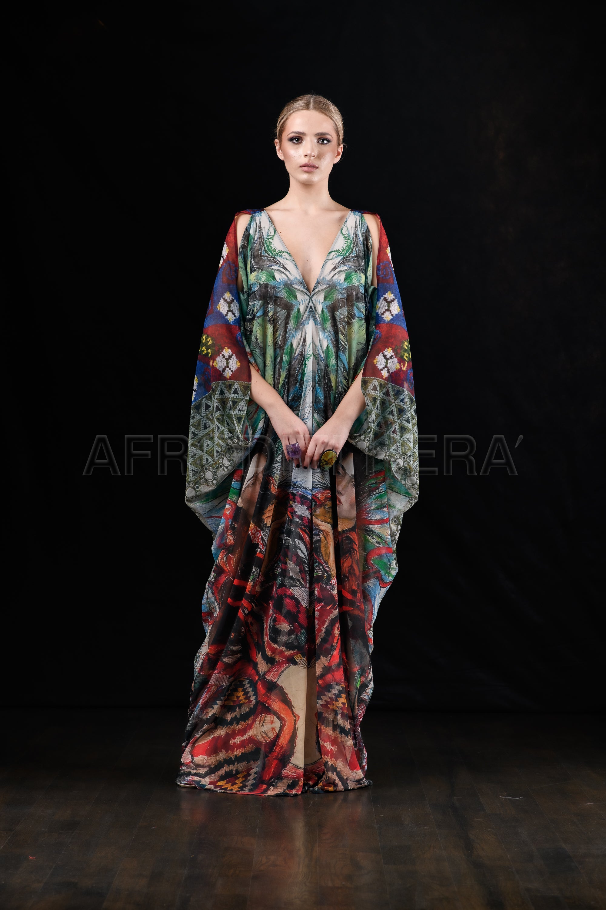 She in the wind - 27 Kaftan Dress