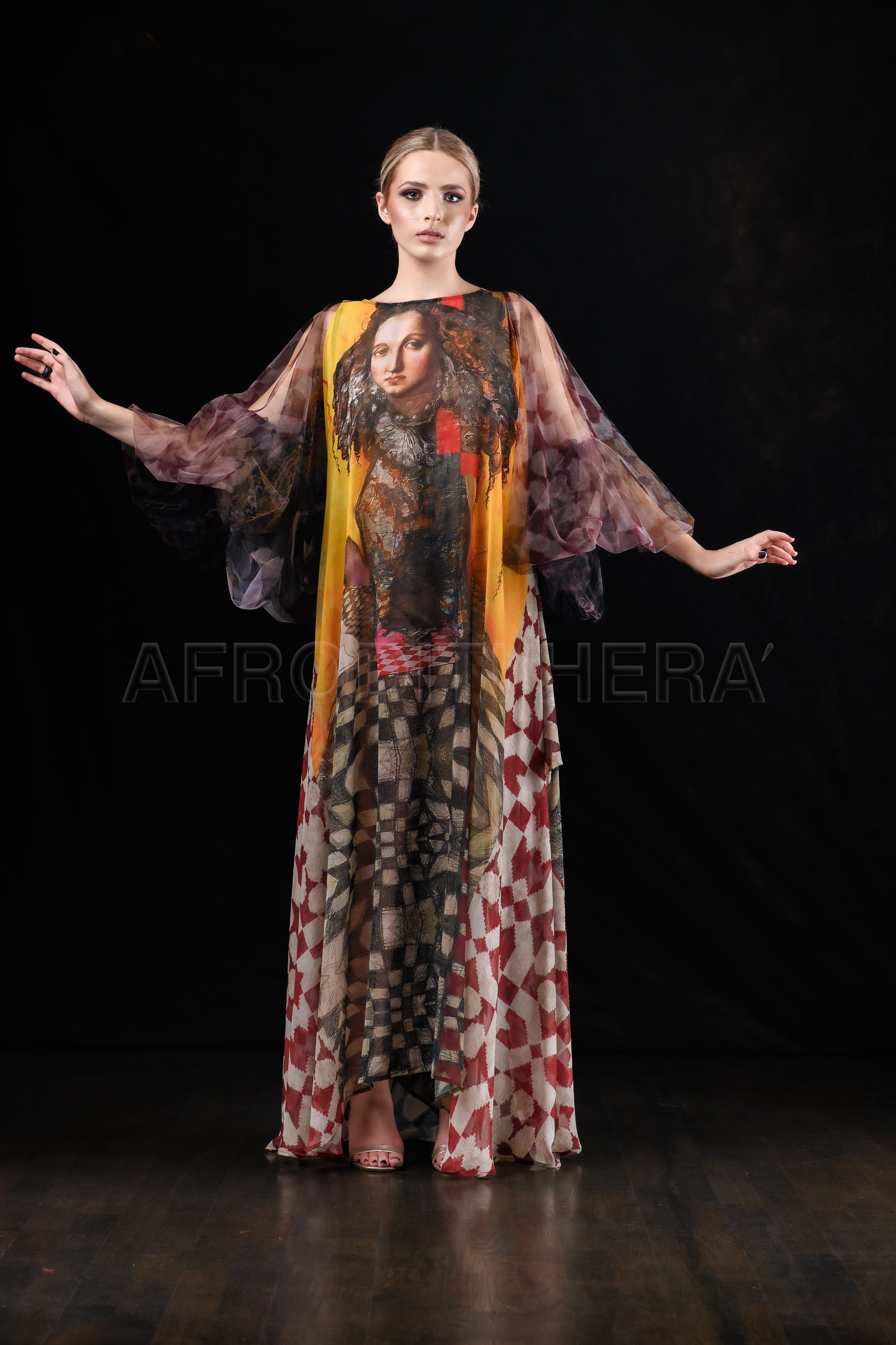 She in the wind - 32 Kaftan Dress