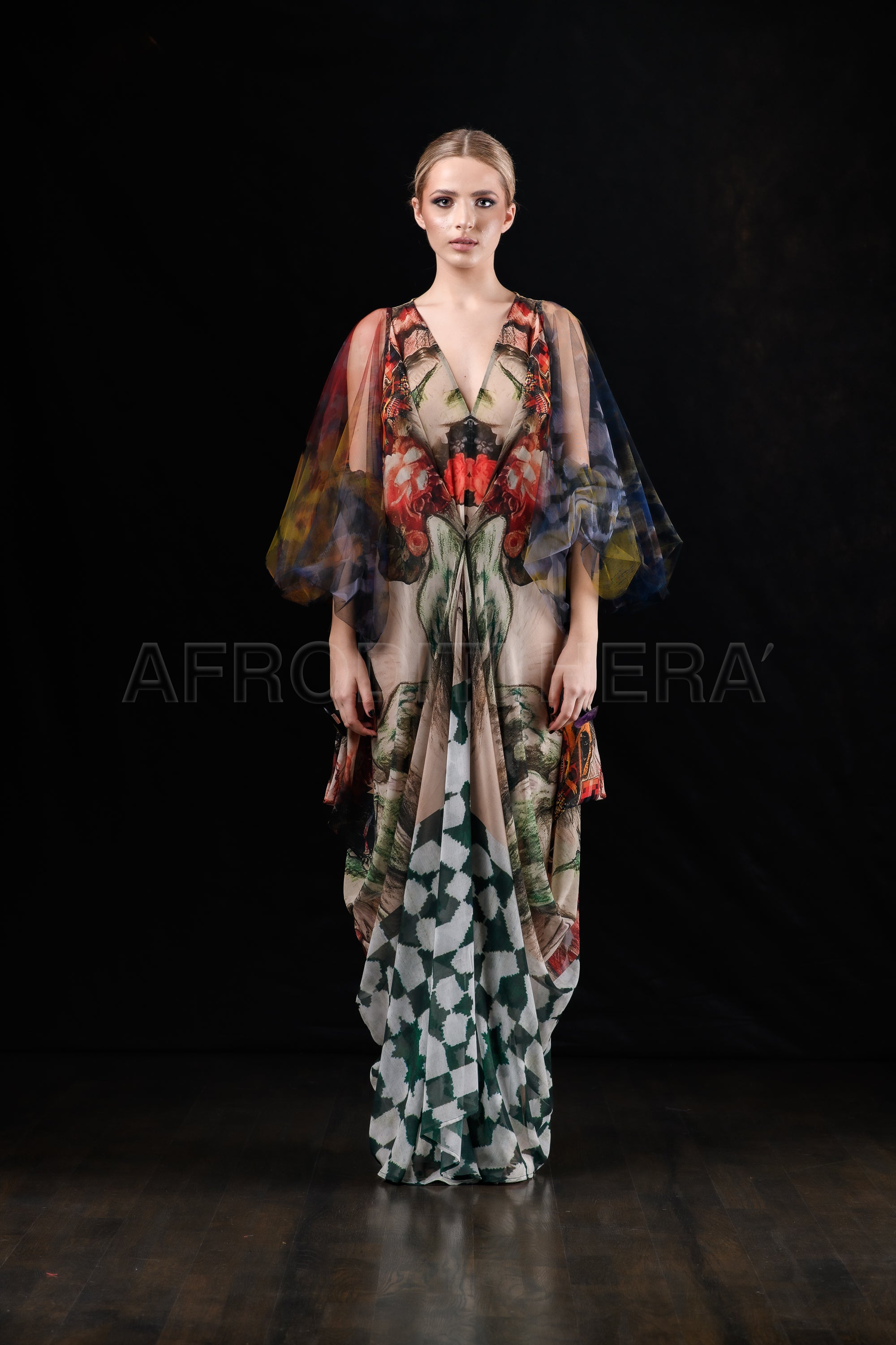 She in the wind - 33 Kaftan Dress