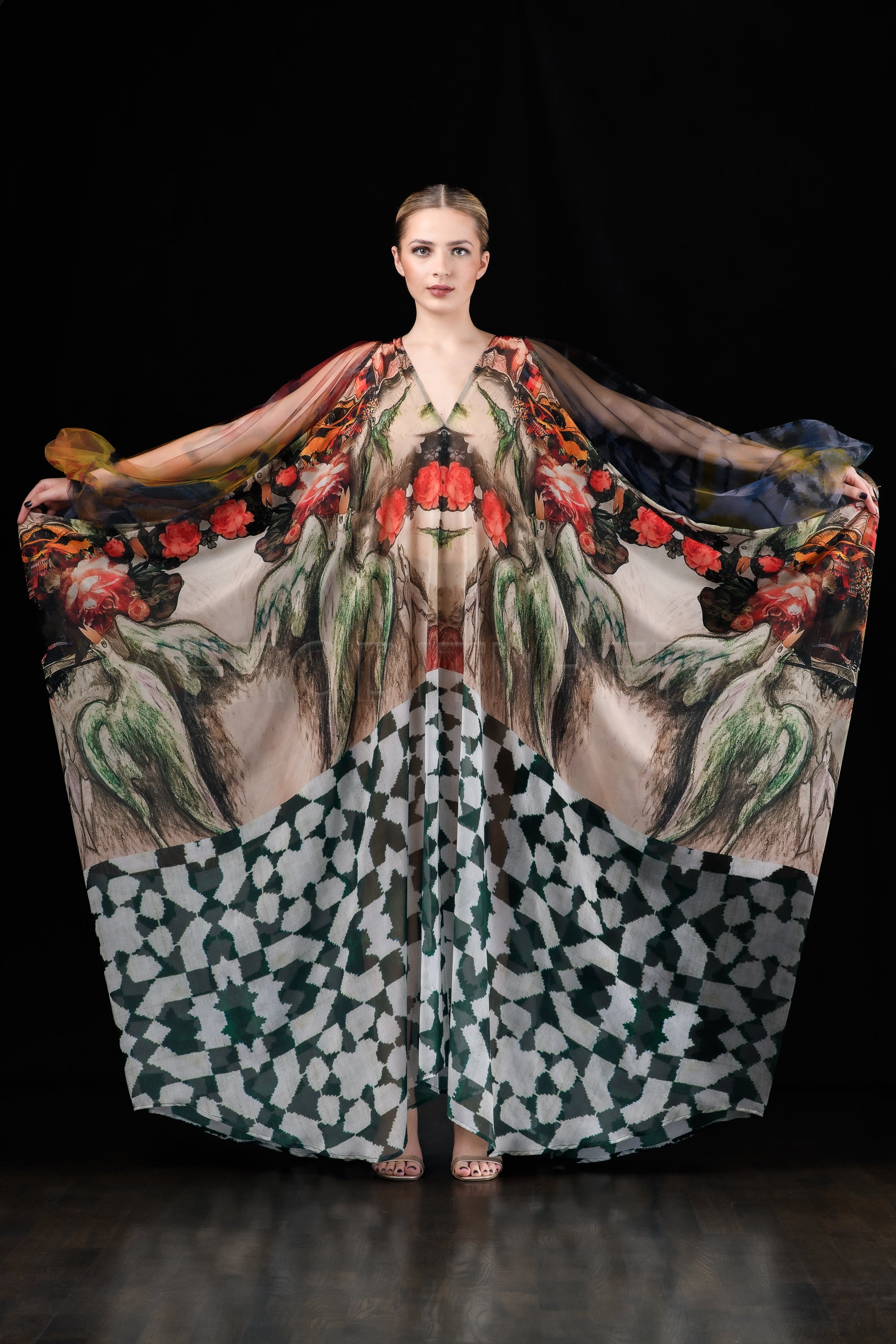 She in the wind - 33 Kaftan Dress
