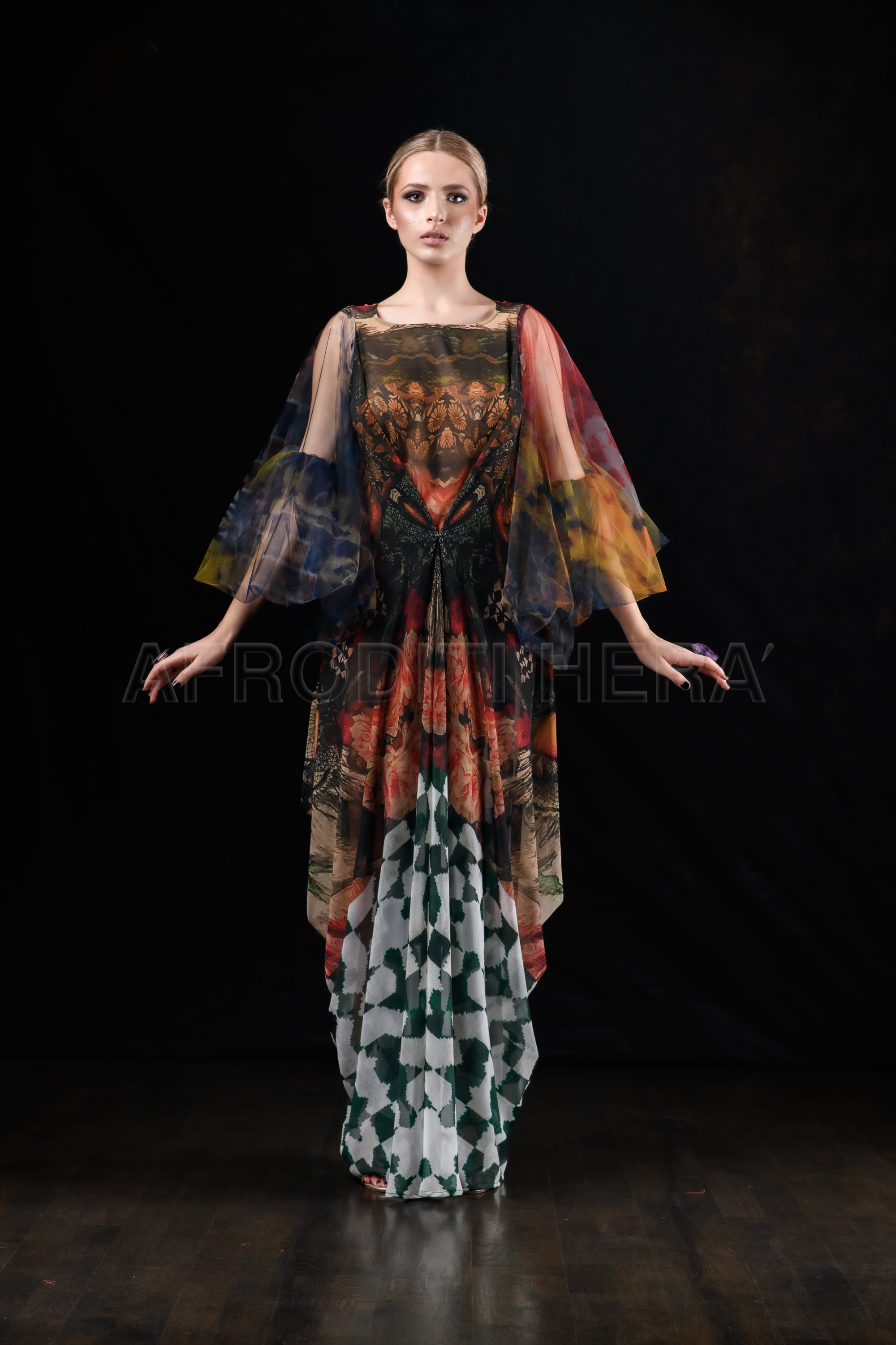 She in the wind - 33 Kaftan Dress