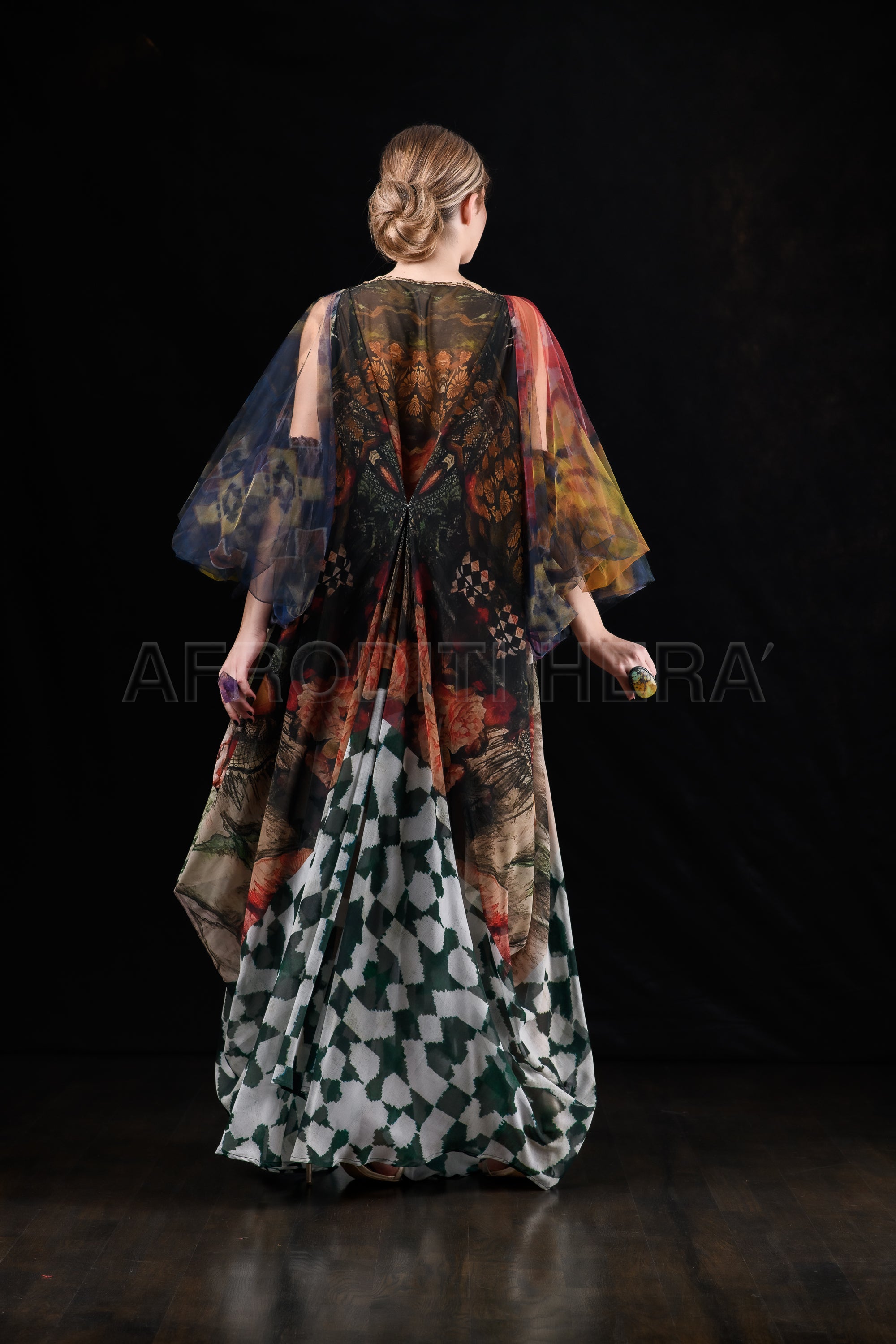 She in the wind - 33 Kaftan Dress