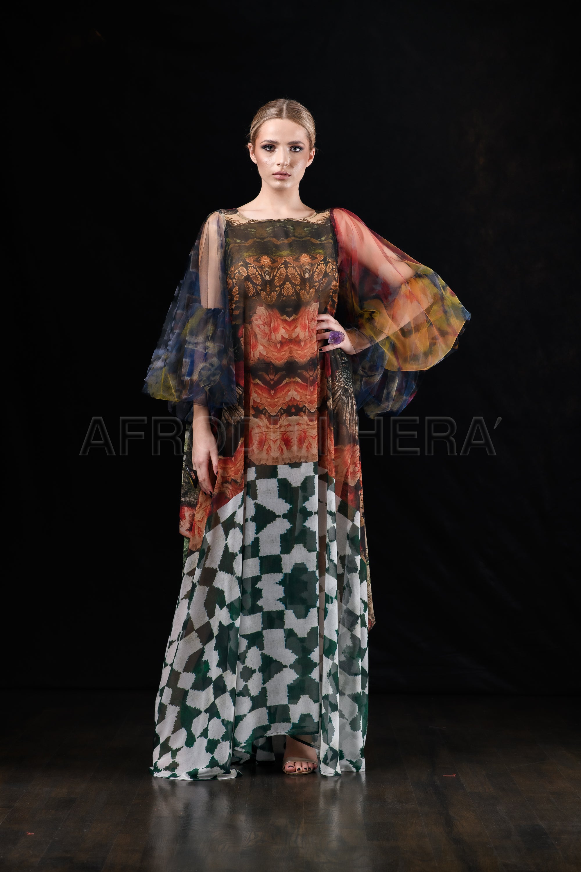 She in the wind - 33 Kaftan Dress