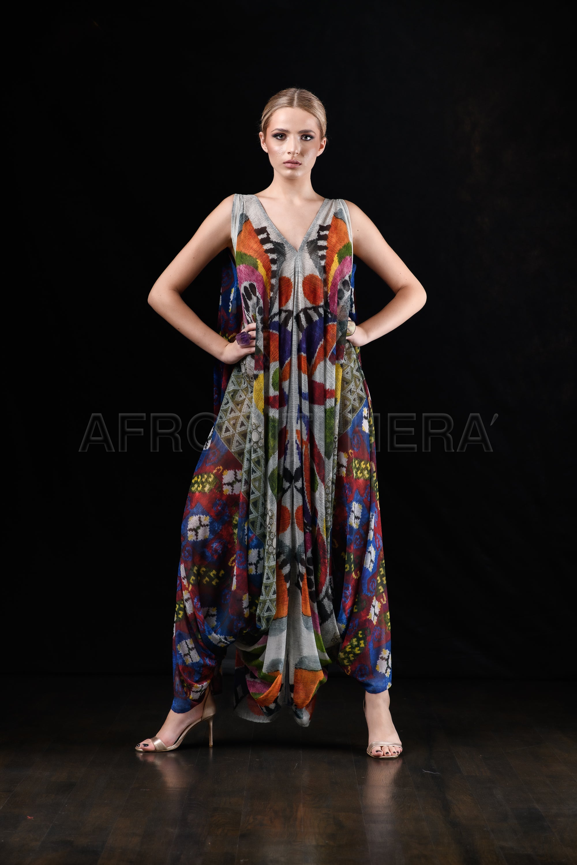 She in the wind - 36 Kaftan Dress