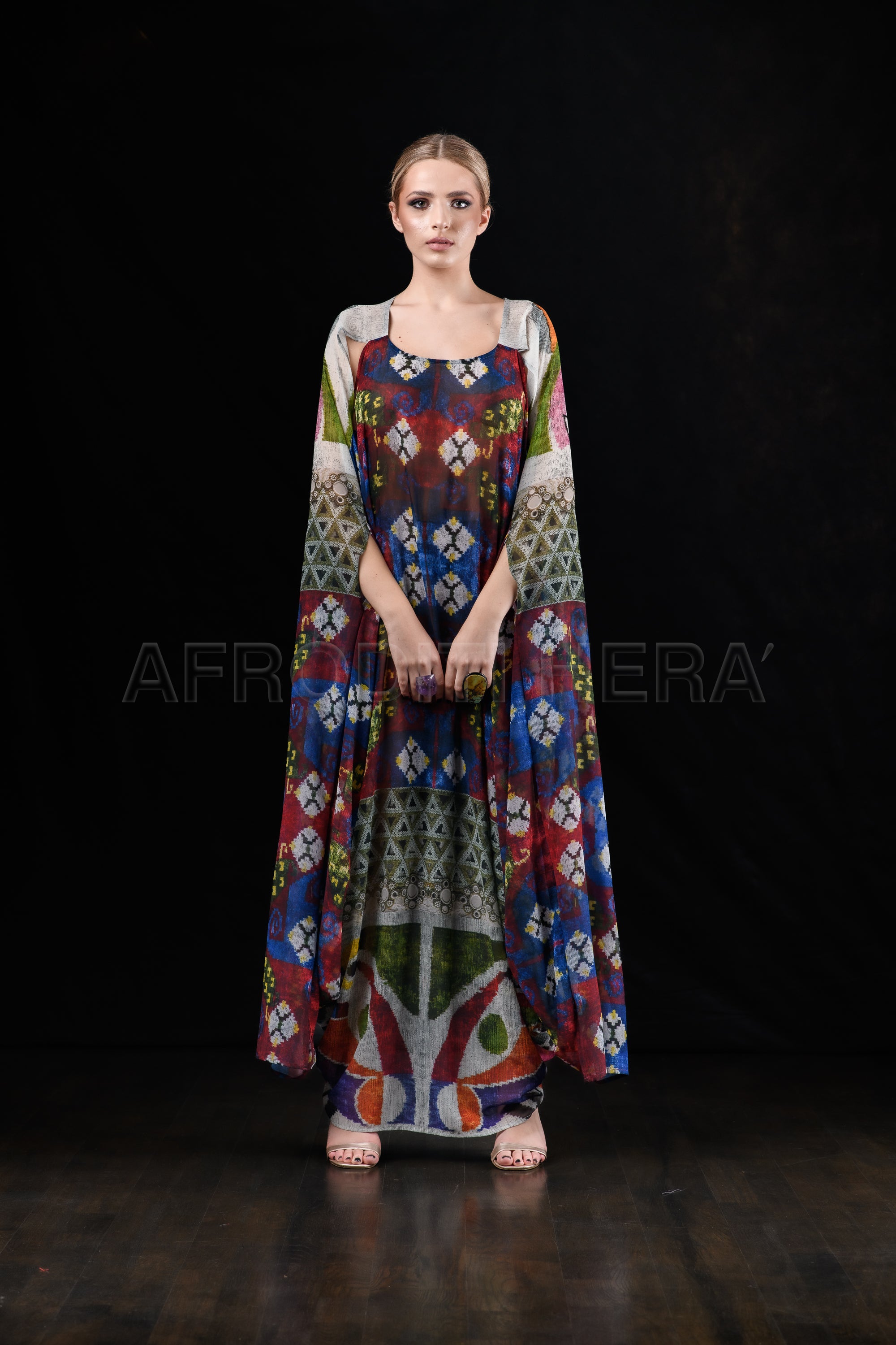 She in the wind - 36 Kaftan Dress