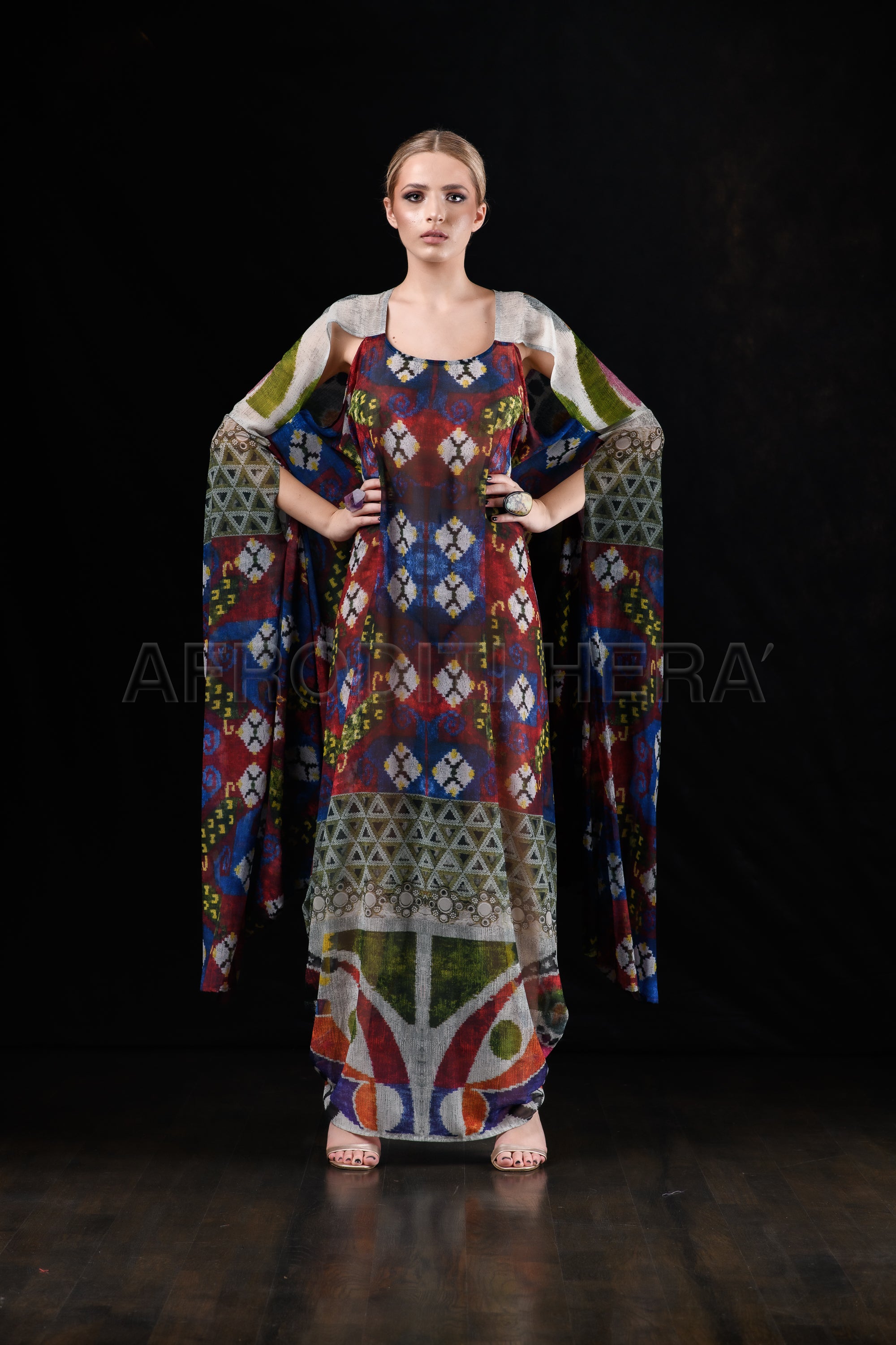She in the wind - 36 Kaftan Dress