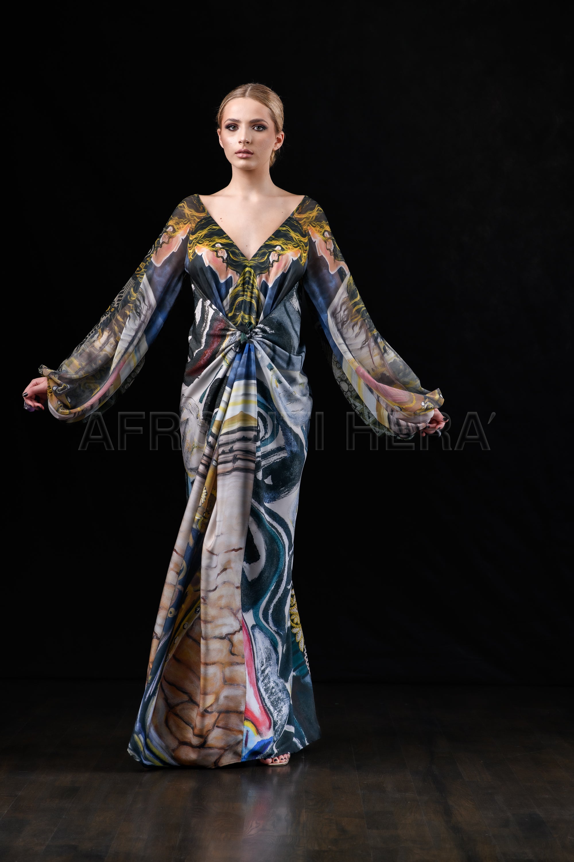 She in the wind - 40 Kaftan Dress