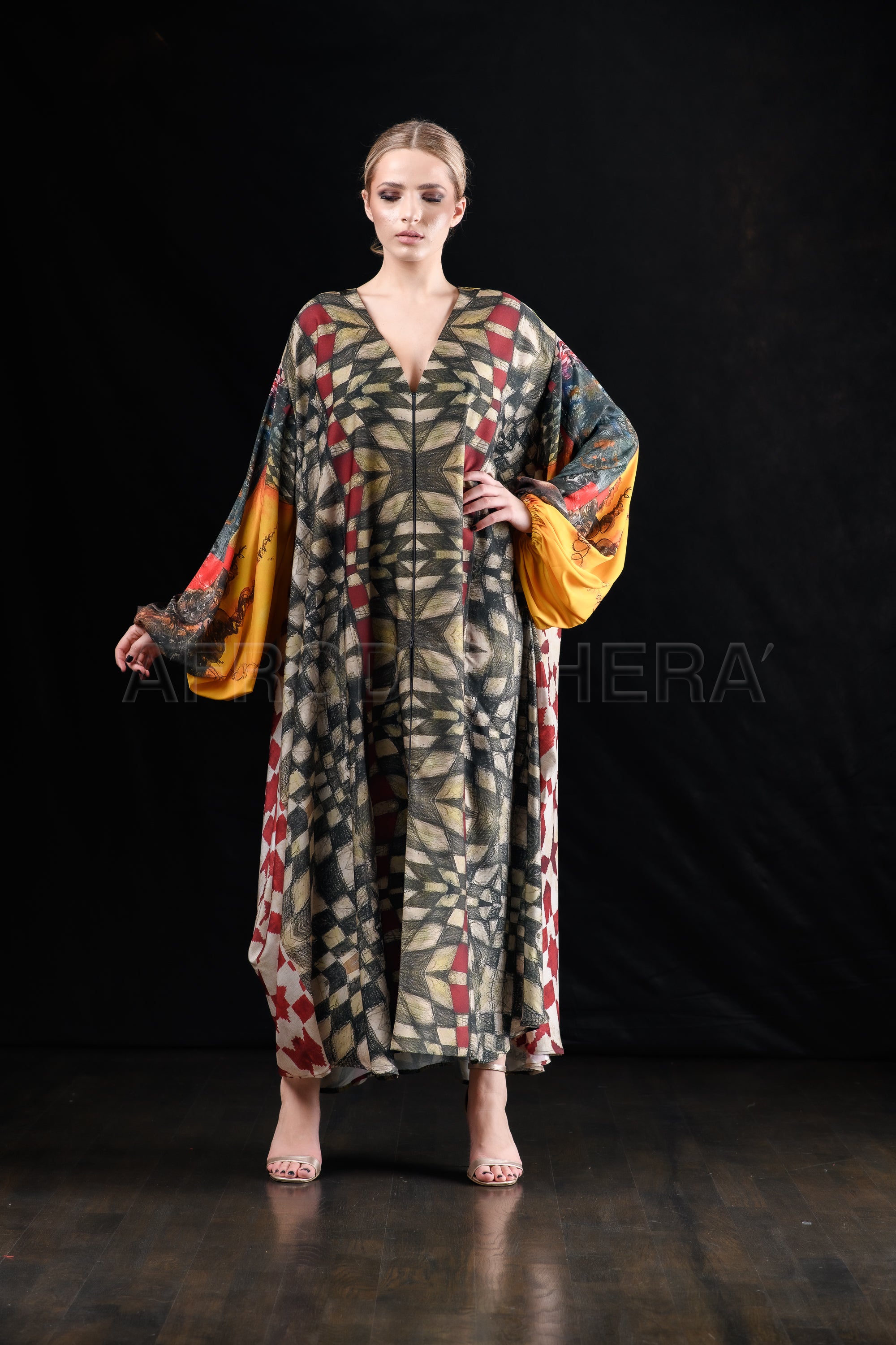 She in the wind - 55 Kimono